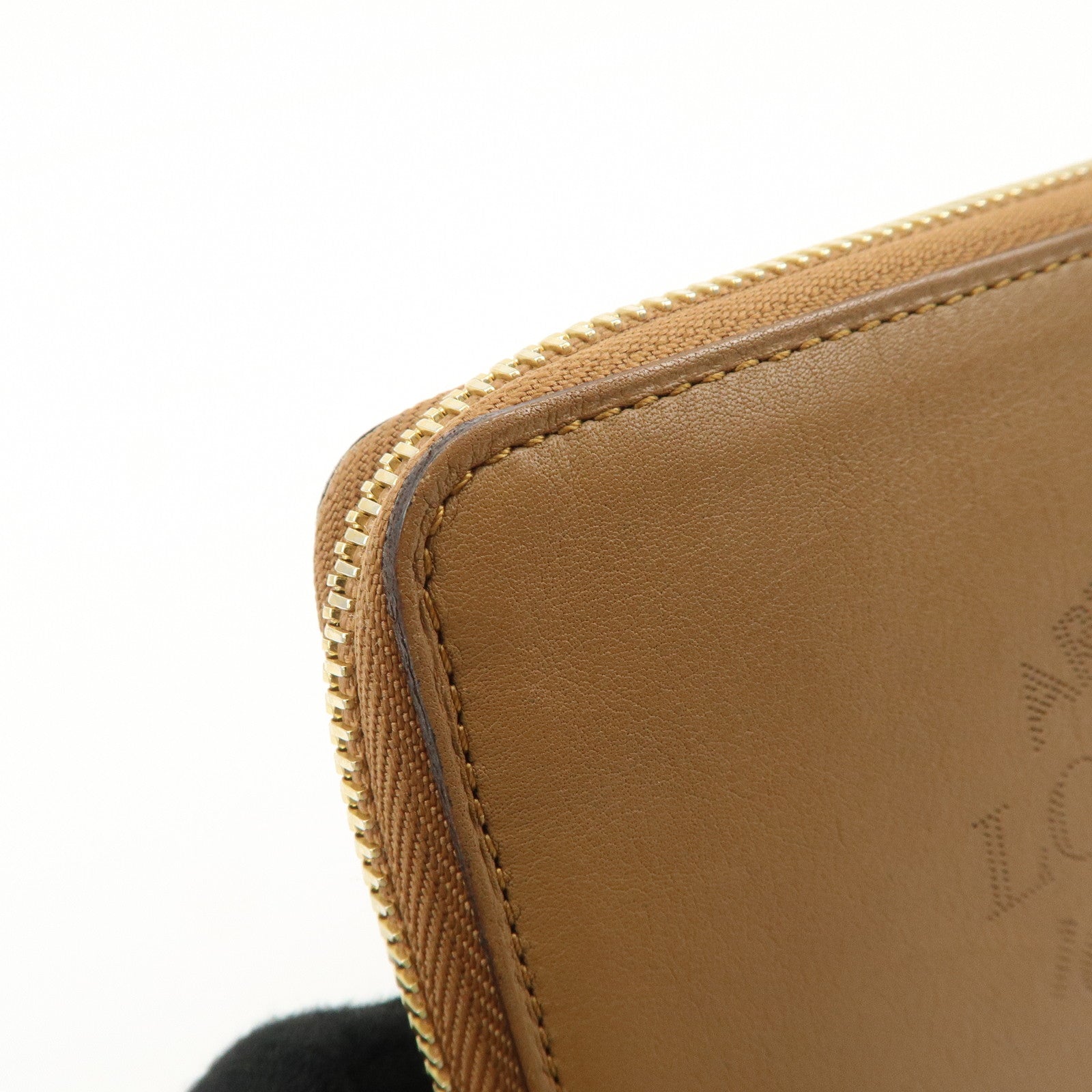 Louis Vuitton Parnassea Portefeuille Leather Round Zippy Wallet M58209 Used