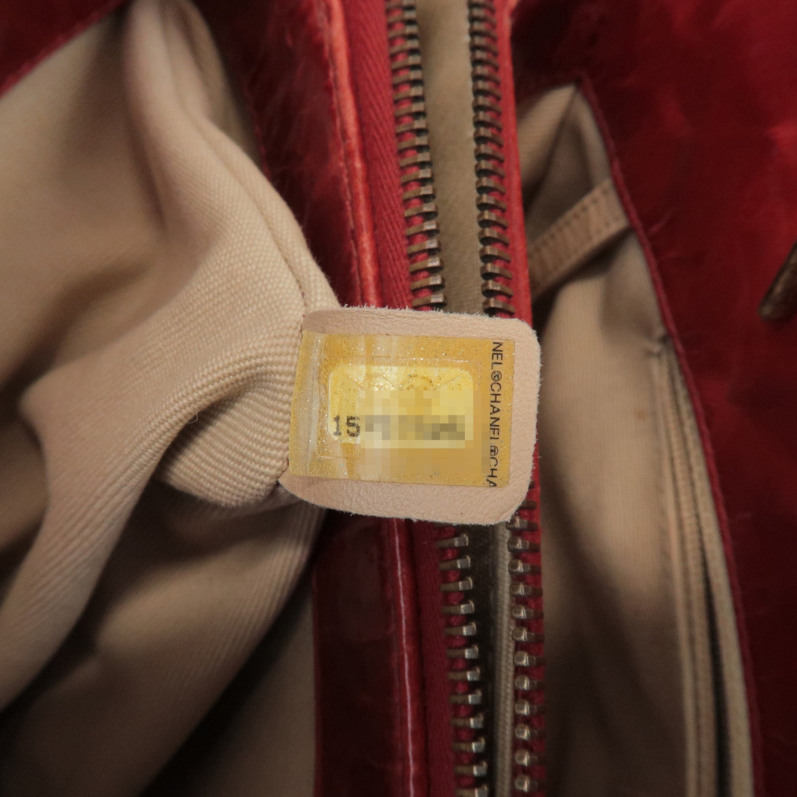 CHANEL CHANEL 2.55 Leather Chain Shoulder Bag Hand Bag Red