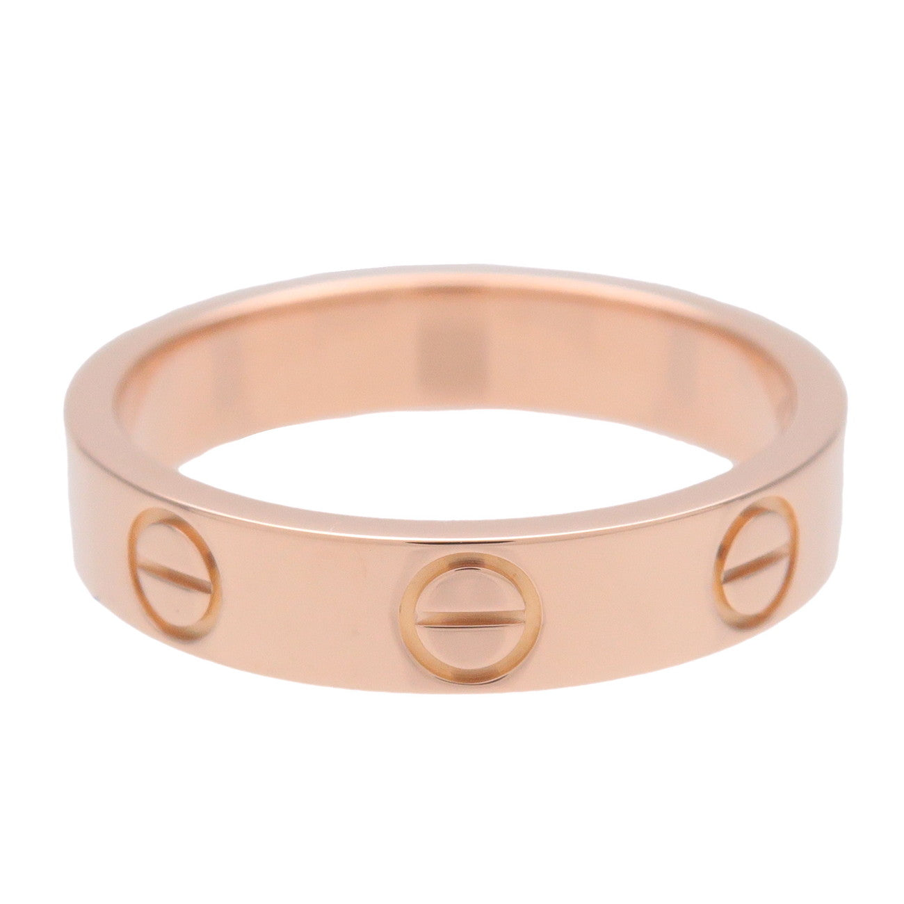 Cartier Mini Love Ring K18 750PG Rose Gold #47 US4.5 EU47 HK9