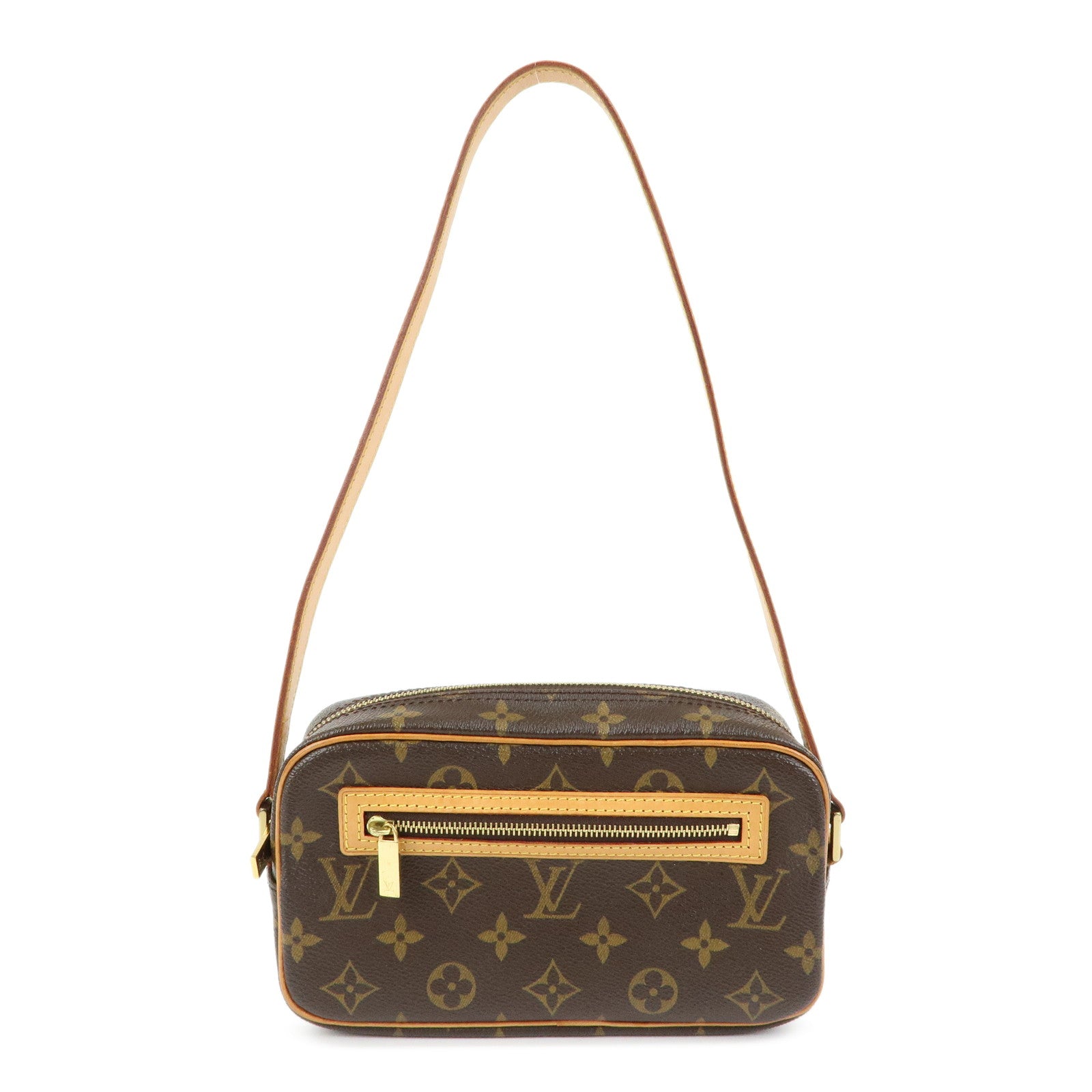 Louis Vuitton Monogram Pochette Cite Shoulder Bag Brown M51183