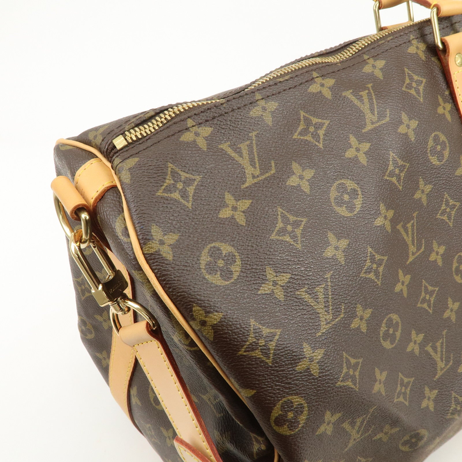 Louis Vuitton Monogram Keep All Bandouliere 60 Boston Bag M41412