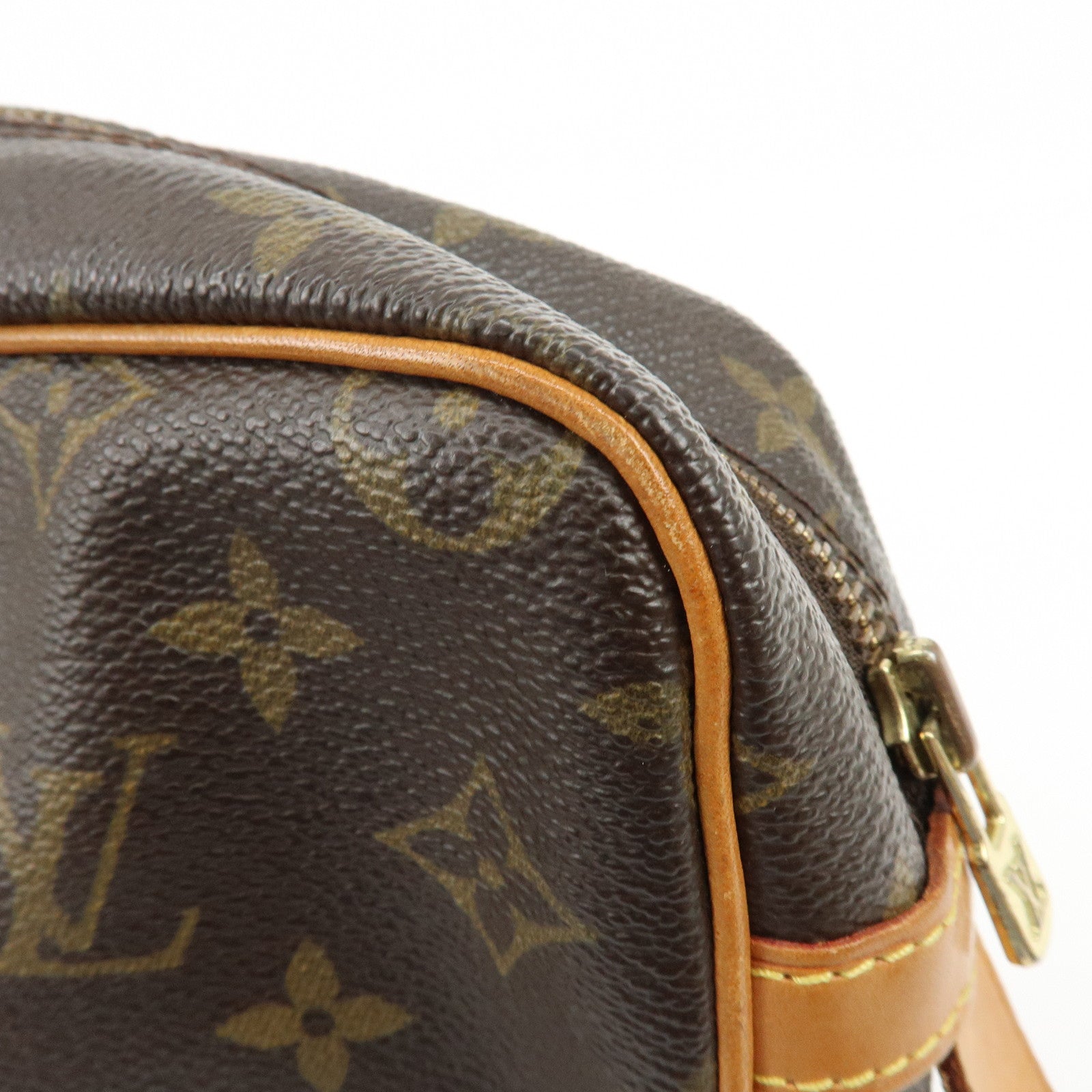 Louis Vuitton Monogram Compiegne 28 Pouch Clutch Bag Brown M51845