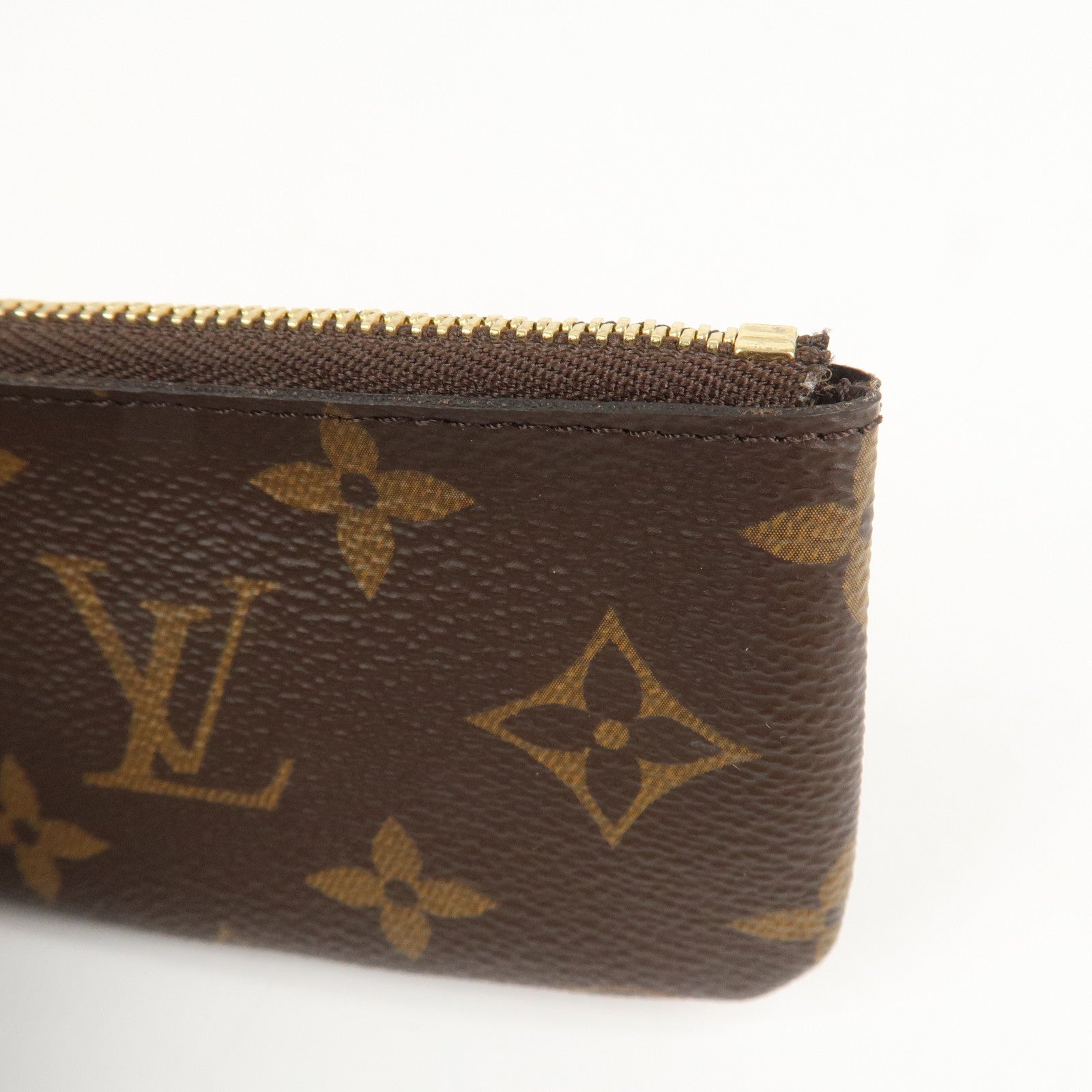 Louis Vuitton Monogram Pochette Cles Coin Case Key Case M62650