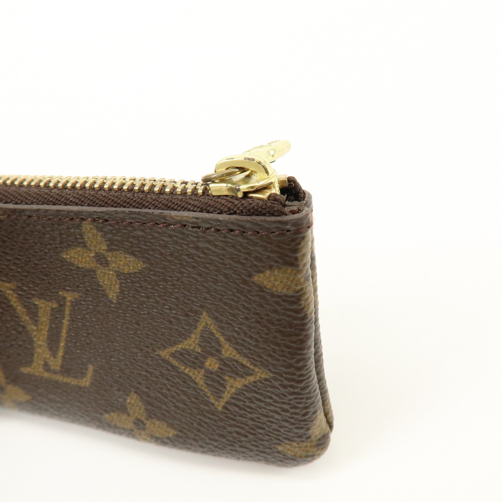 Louis Vuitton Monogram Pochette Cles Coin Case Key Case M62650