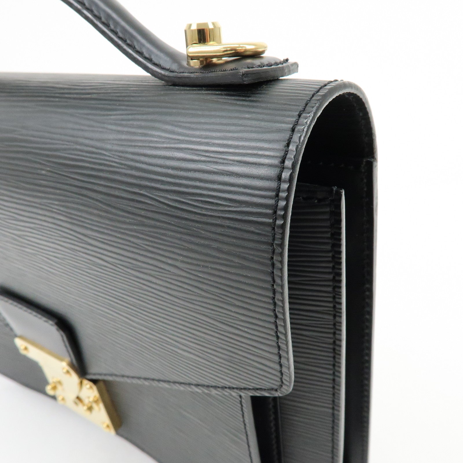 Louis Vuitton Epi Monceau 2Way Shoulder Bag Hand Bag Noir M52122