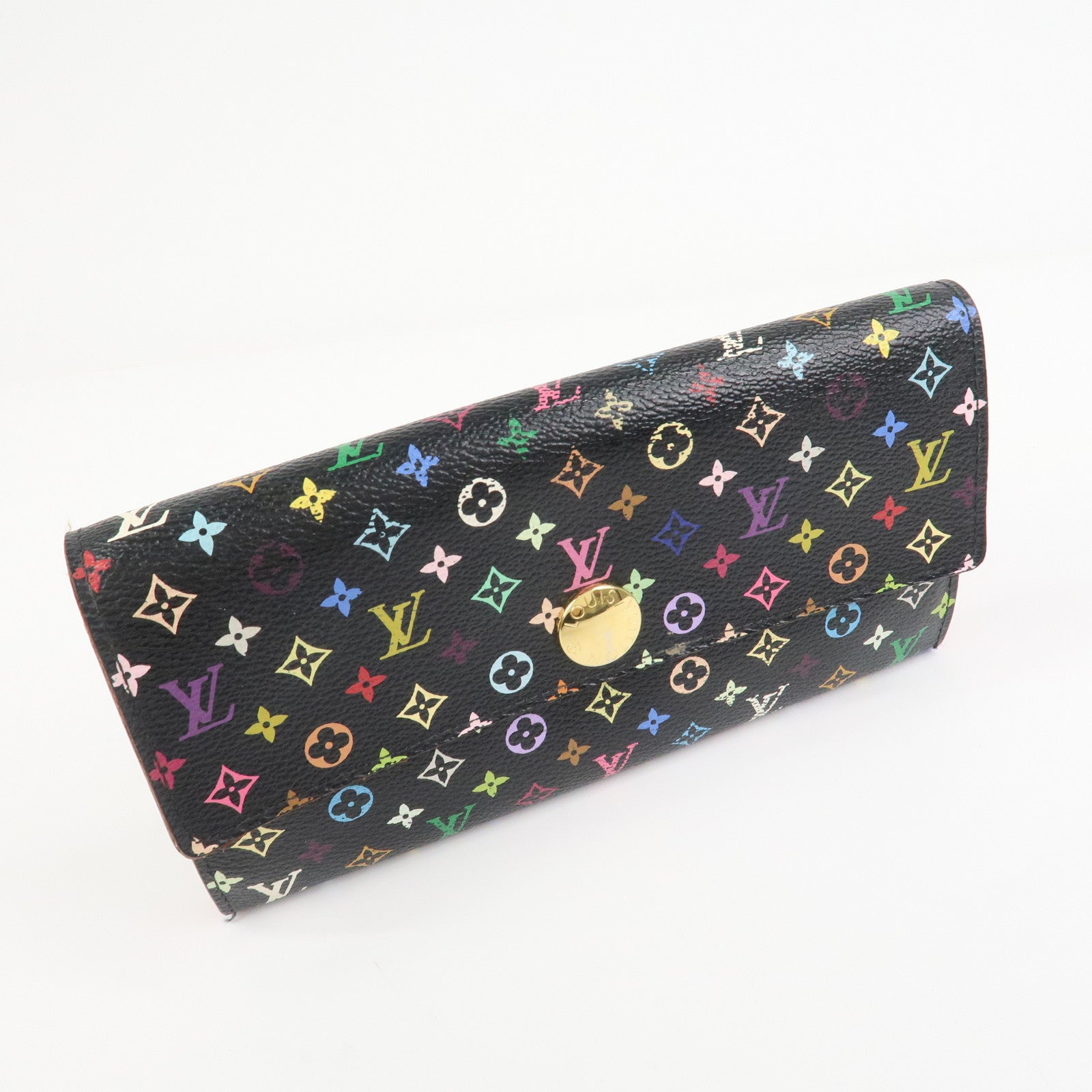Louis Vuitton Monogram Multicolor Portefeuille Sarah Wallet M93747