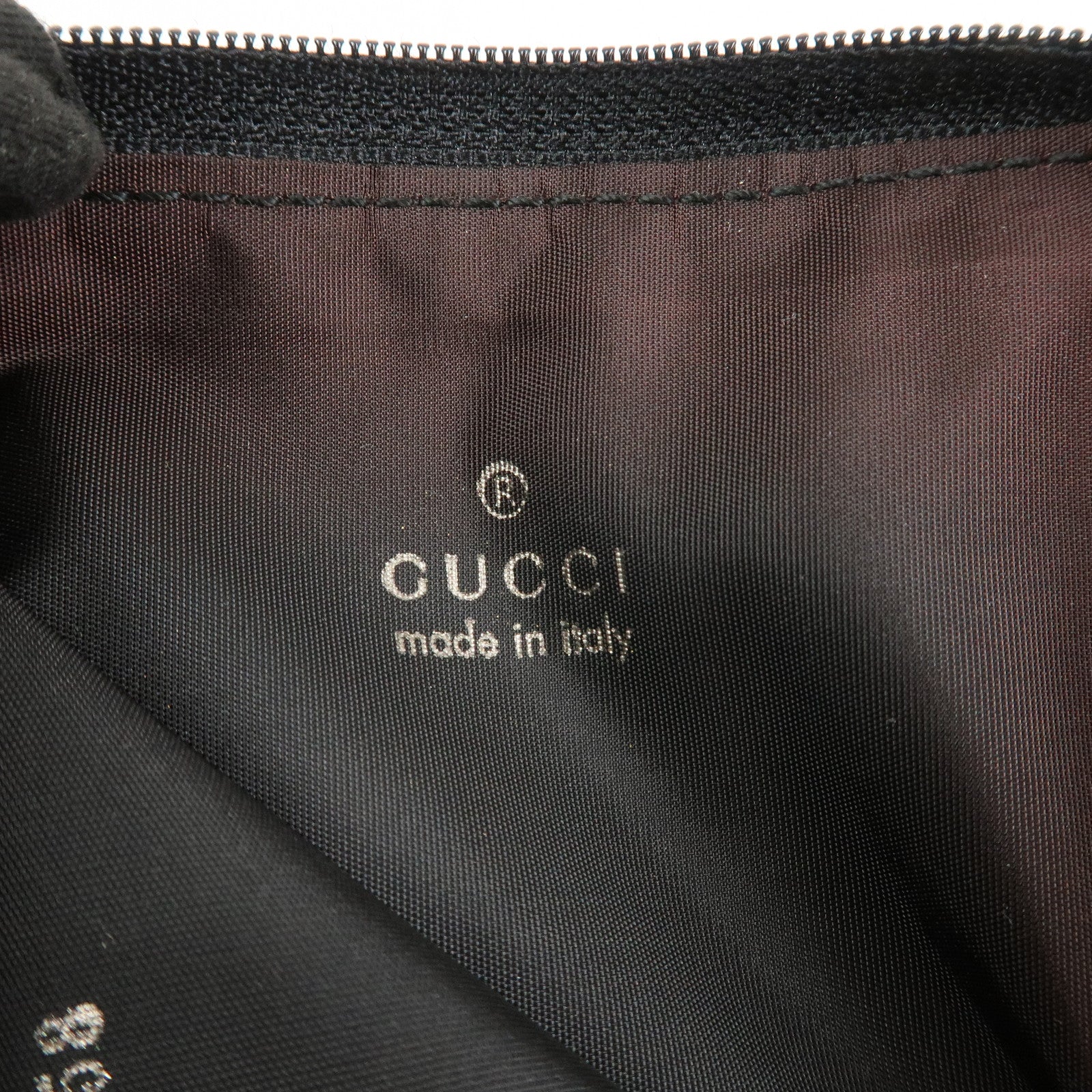 GUCCI GG Nylon Eye Mask Black 039.1034