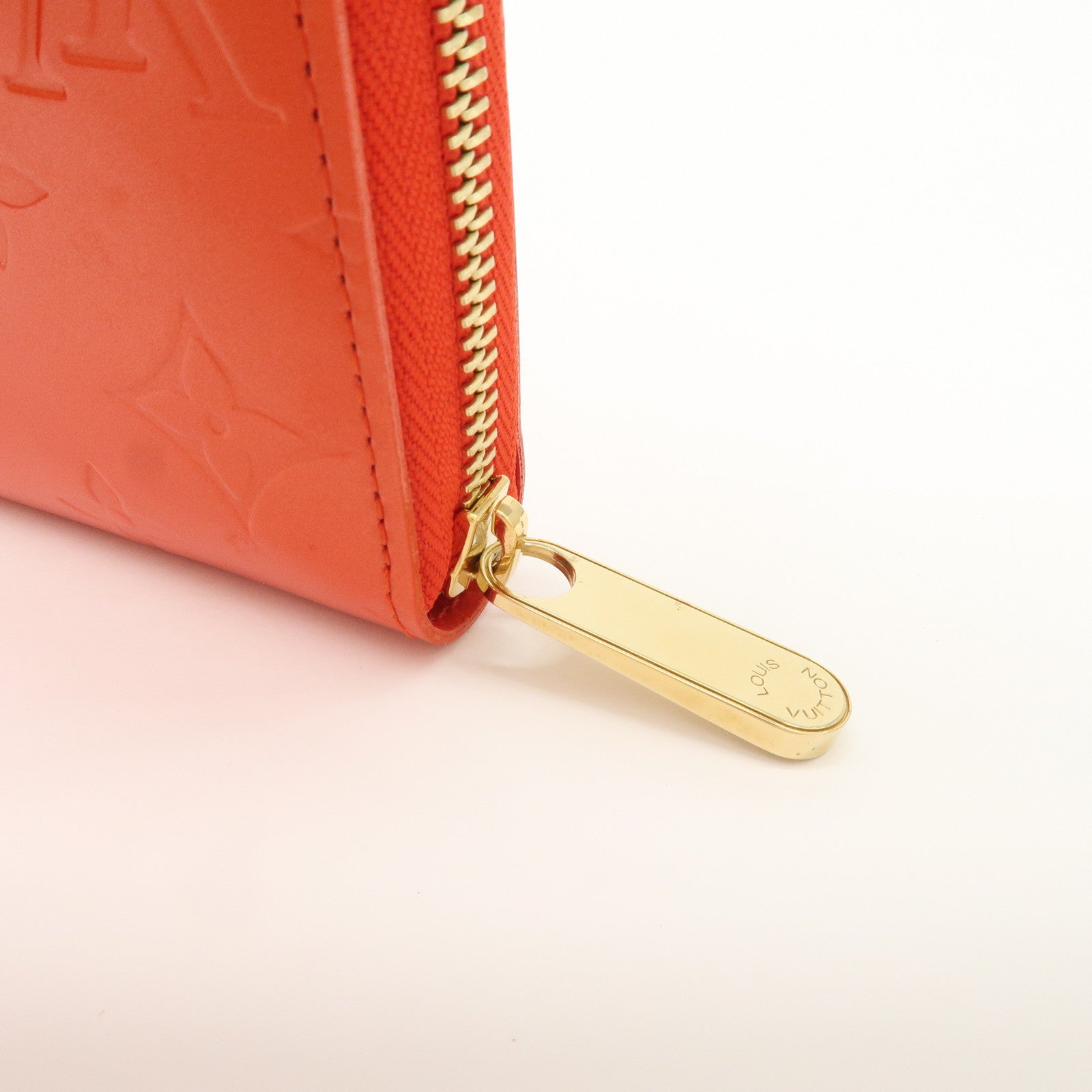 Louis Vuitton Monogram Vernis Leather Round Zippy Wallet M93724 Used