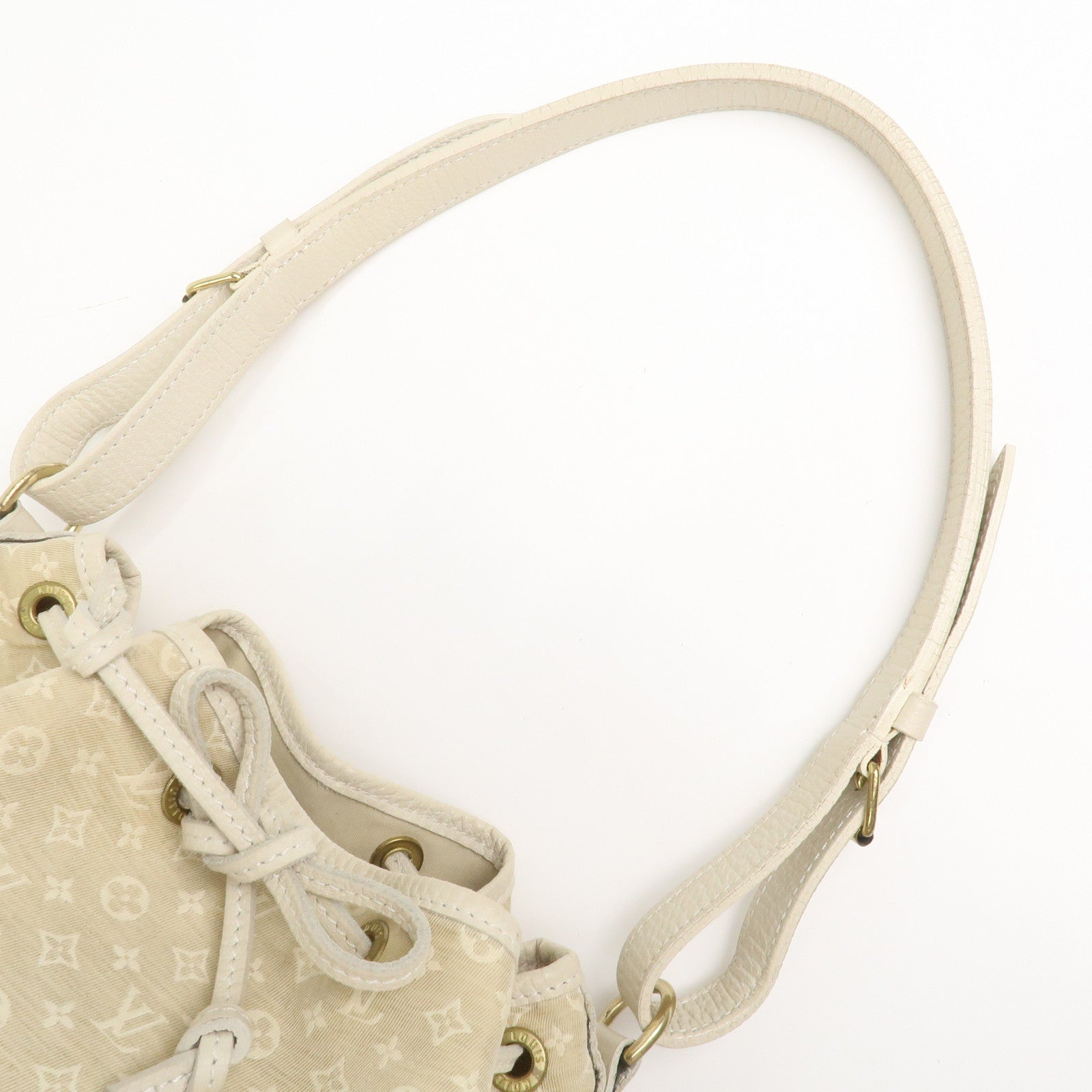 Louis Vuitton Monogram Mini Lin Leather Noe Shoulder Bag M95315