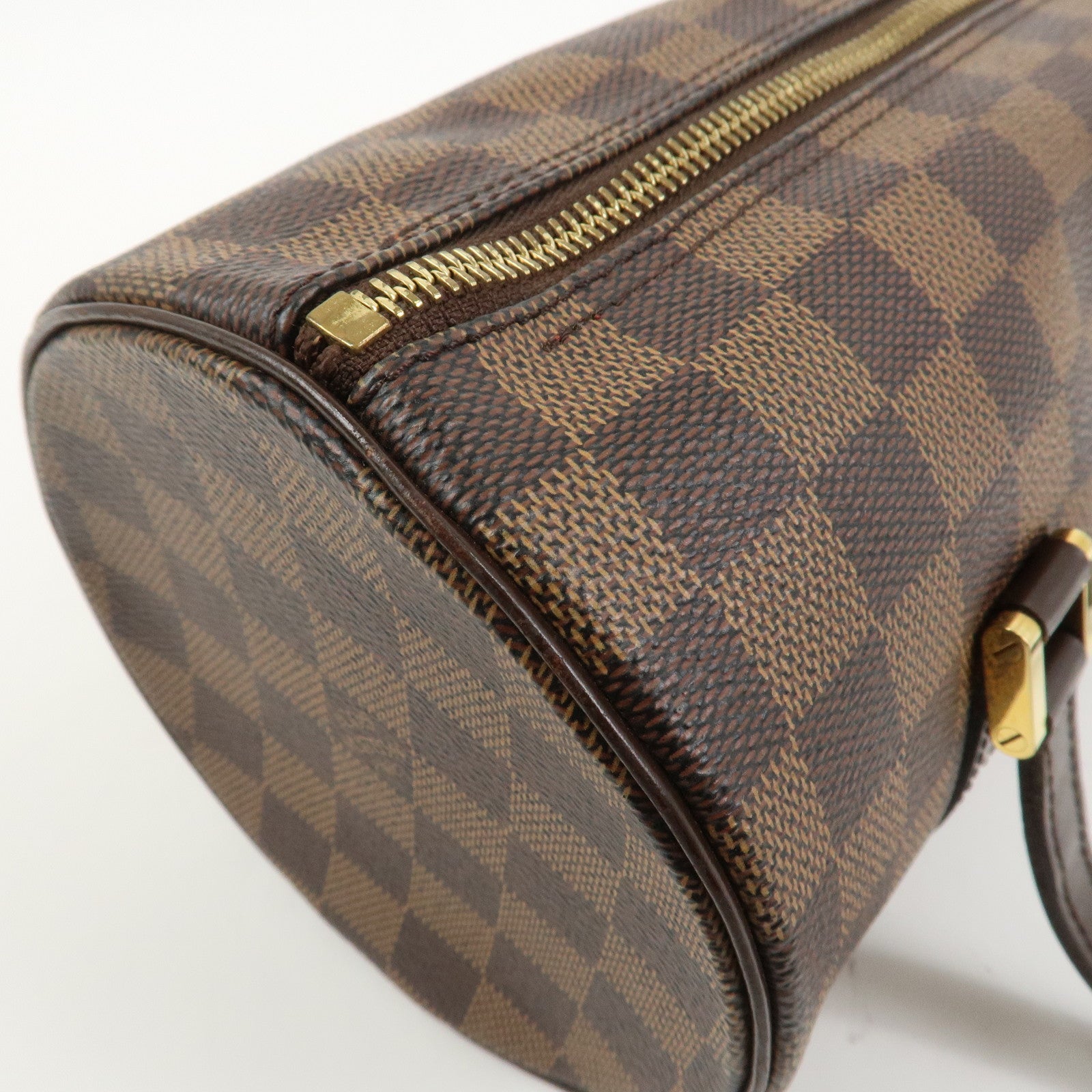 Louis Vuitton Damier Ebene Papillon 26 Hand Bag Brown N51304