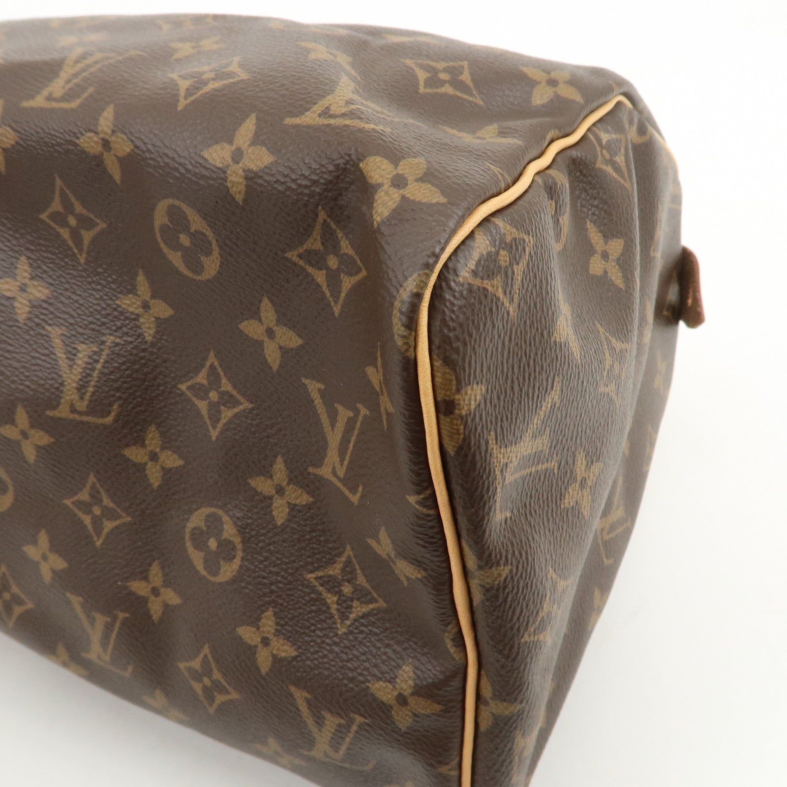 Louis Vuitton Monogram Speedy 30 Boston Bag Hand Bag Brown M41108