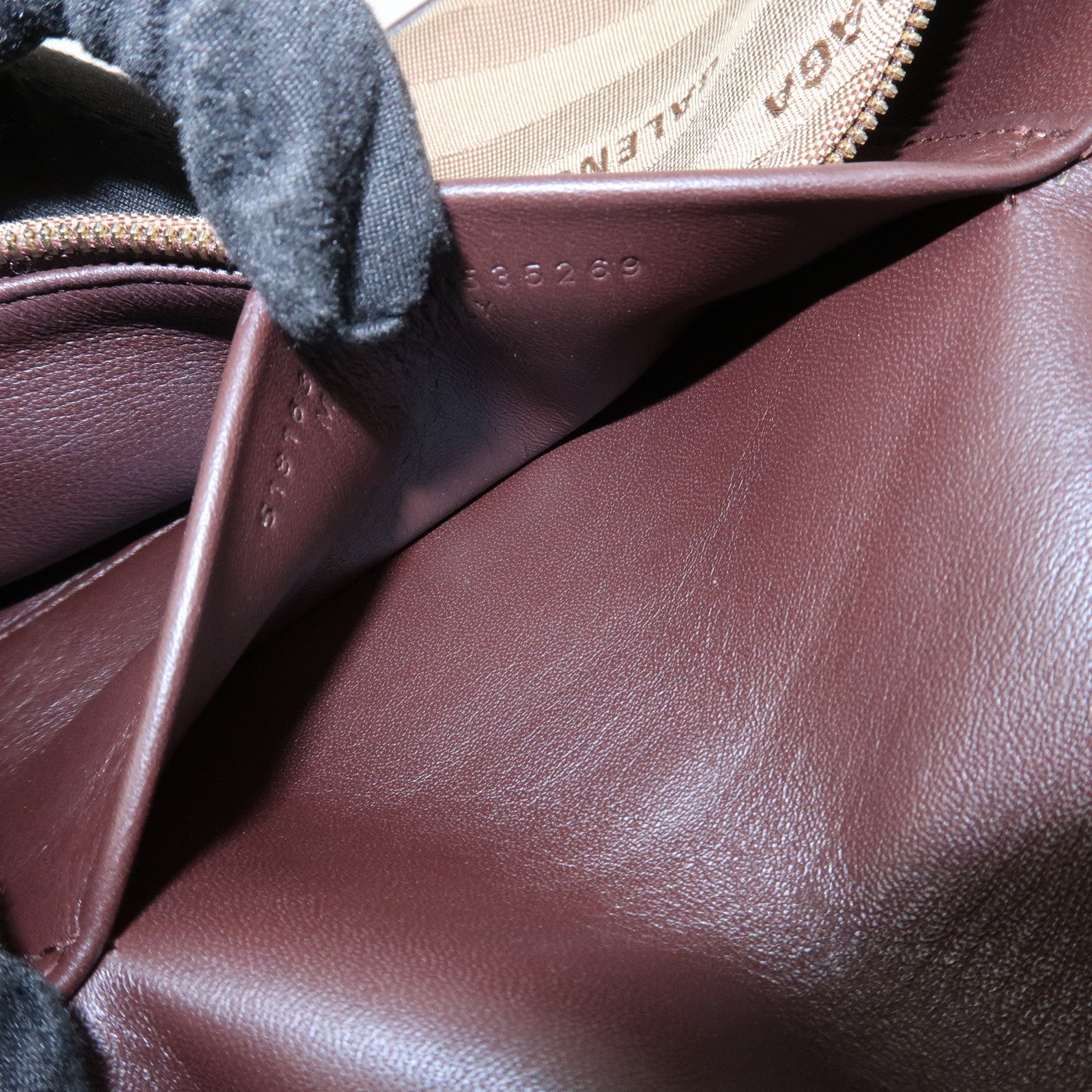 BALENCIAGA Leather Souvenir XS Body Bag Crossbody Bag Brown 518163