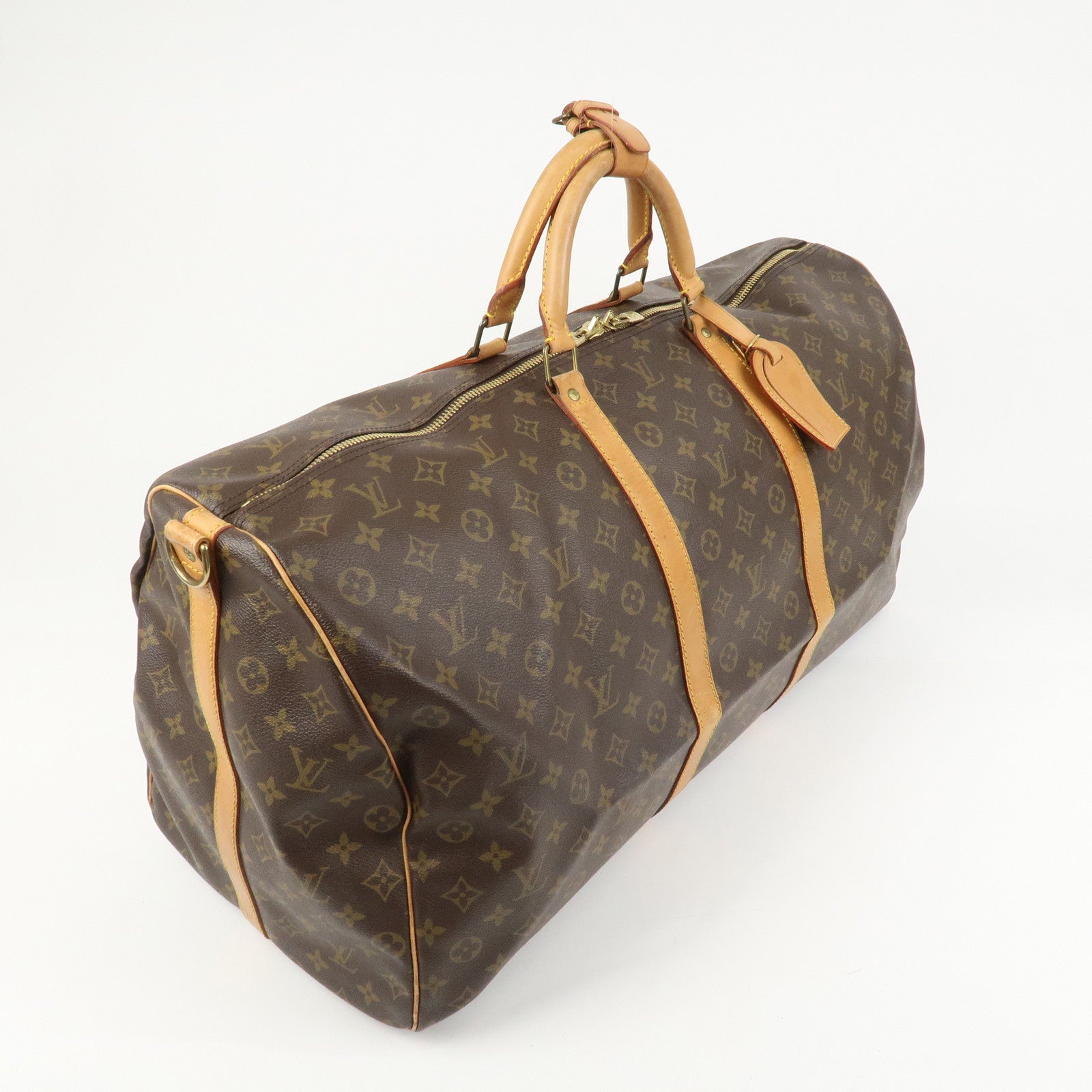 Louis Vuitton Monogram Keep All Bandouliere 60 Boston Bag M41412