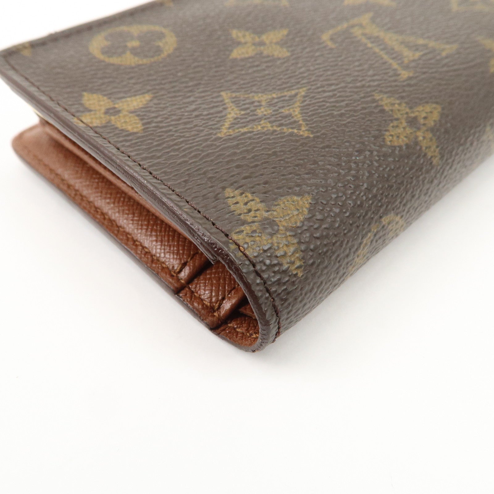 Louis Vuitton Monogram Portefeuille Viennois Wallet Brown M61674 Used