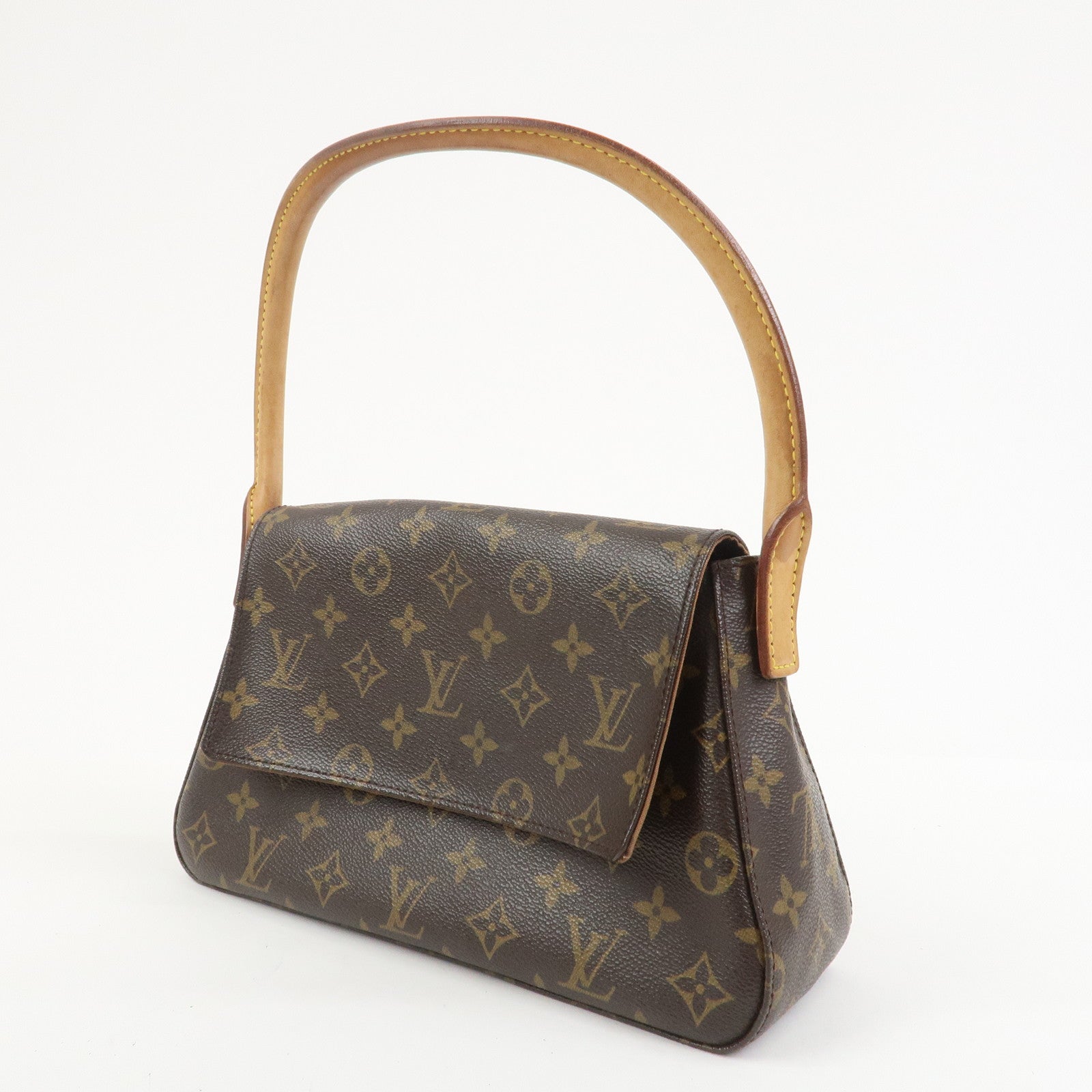 Louis Vuitton Monogram Mini Looping Shoulder Bag Brown M51147