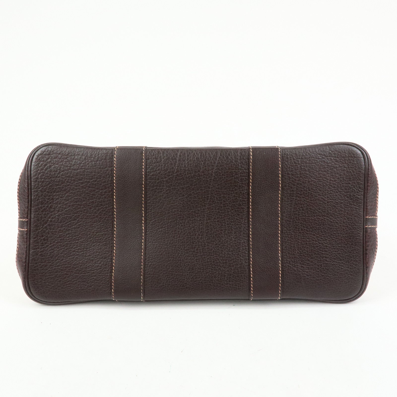 HERMES Toile Ash Canvas Negonda Garden Party PM Tote Bag □H Stamped