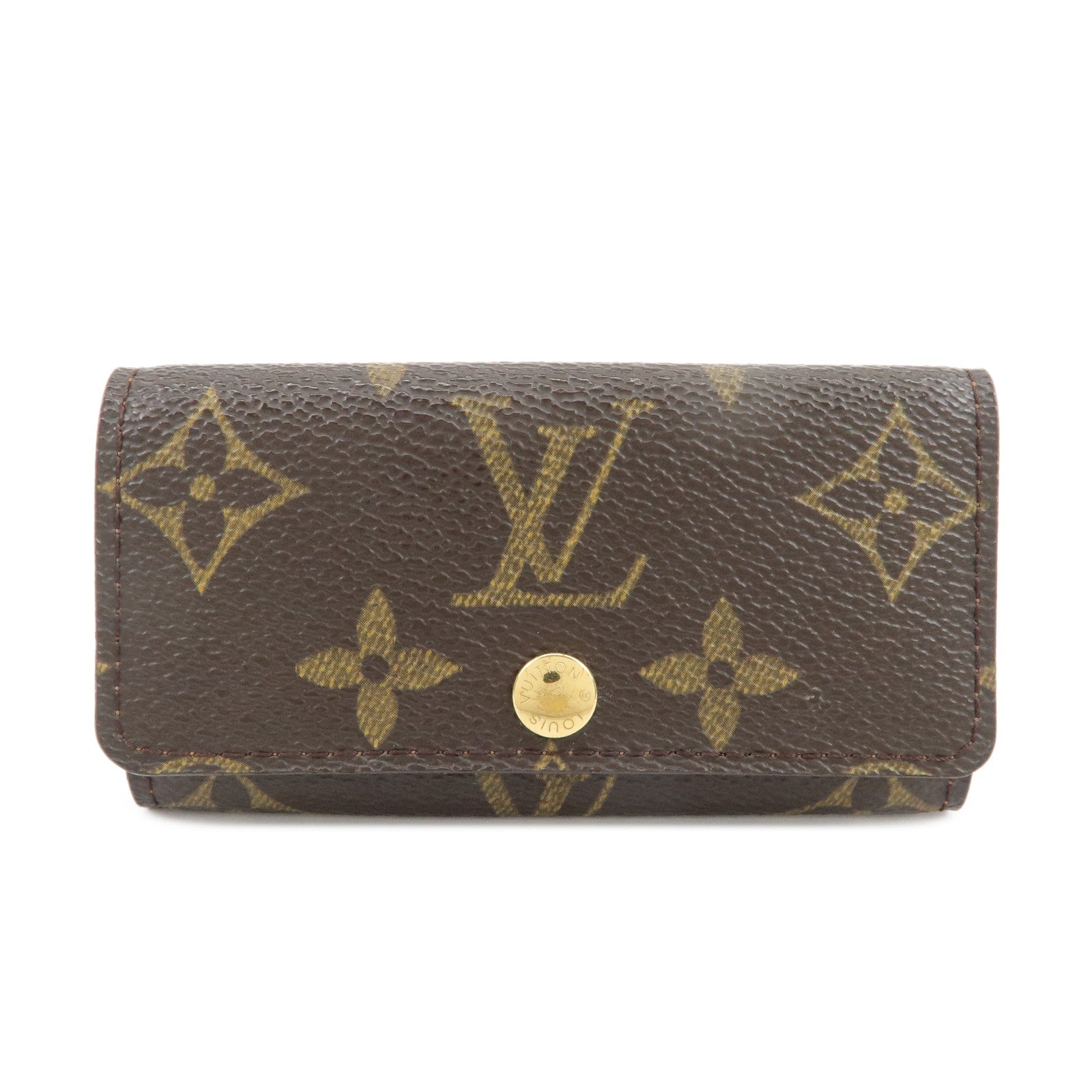 Louis Vuitton Monogram Multicles 4 Key Case Key Holder Brown M69517