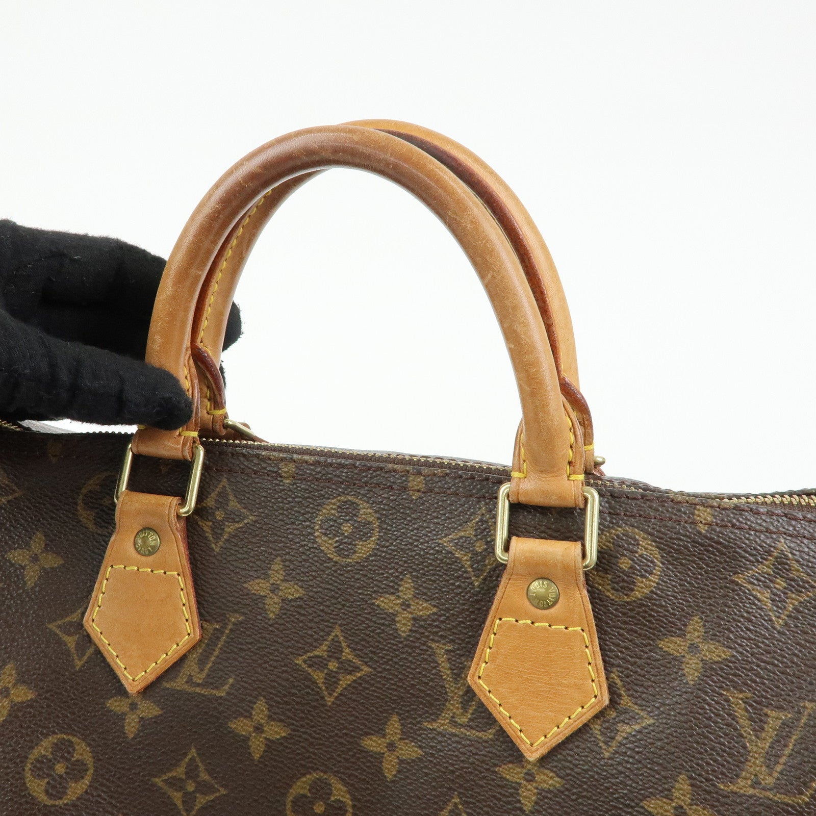 Louis Vuitton Monogram Speedy 30 Boston Bag Hand Bag Brown M41526