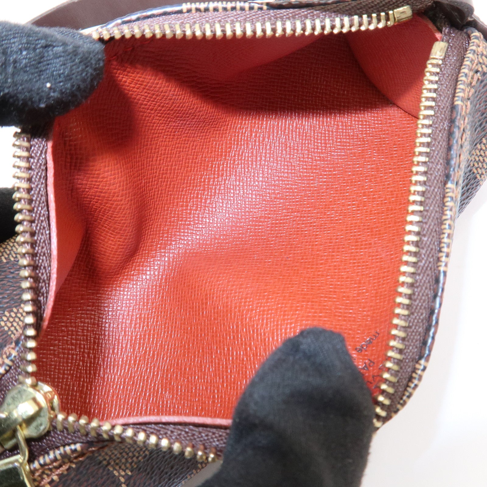 Louis Vuitton Damier Ebene Mini Pouch for Papillon Bag Brown