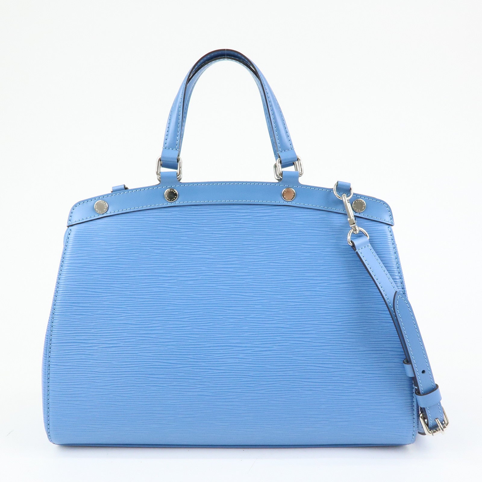 Louis Vuitton Epi Leather Brea MM 2Way Bag Hand Bag Blue