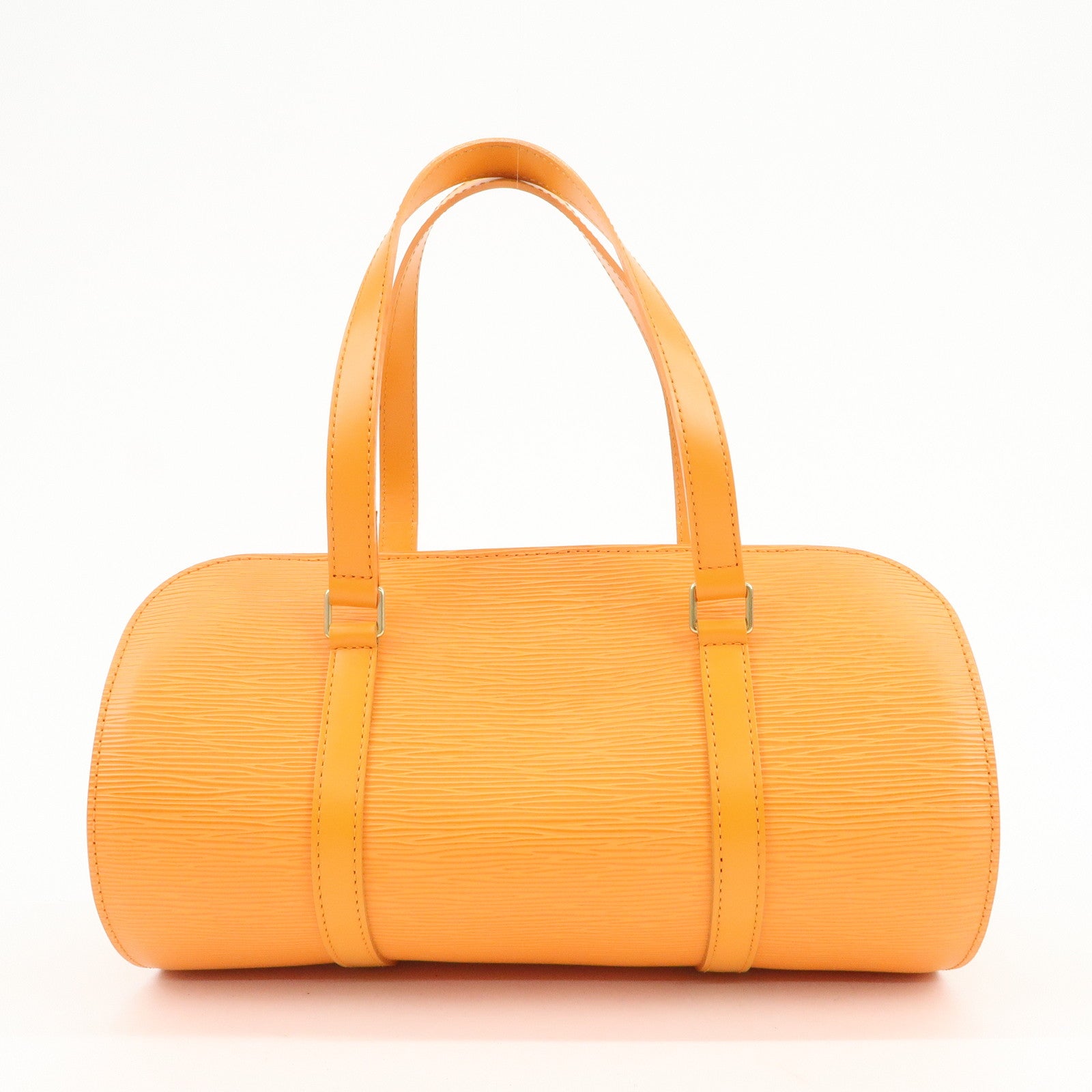 Louis Vuitton Epi Soufflot Hand Bag Mandarin Orange M5222H