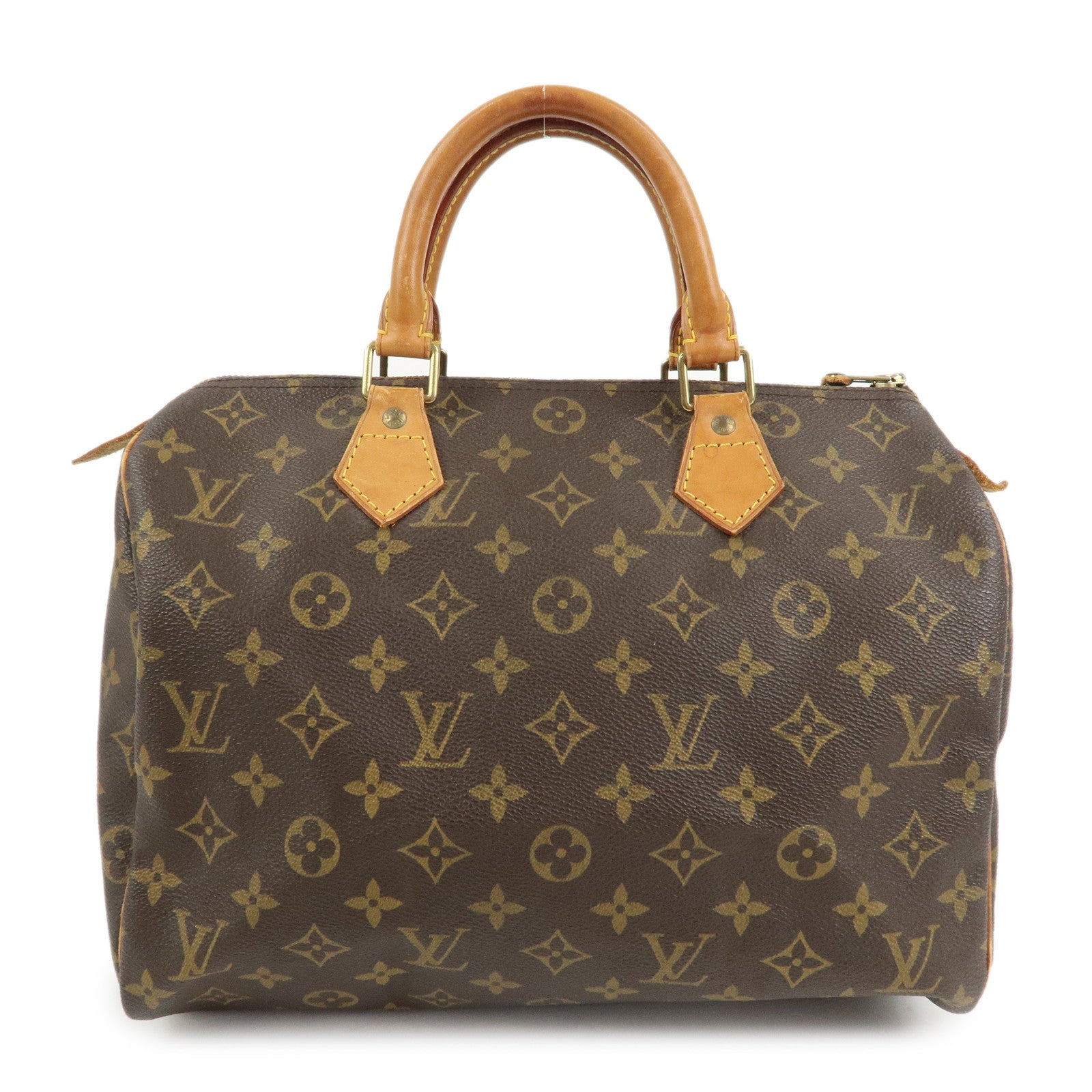 Louis Vuitton Monogram Speedy 30 Boston Bag Hand Bag Brown M41526