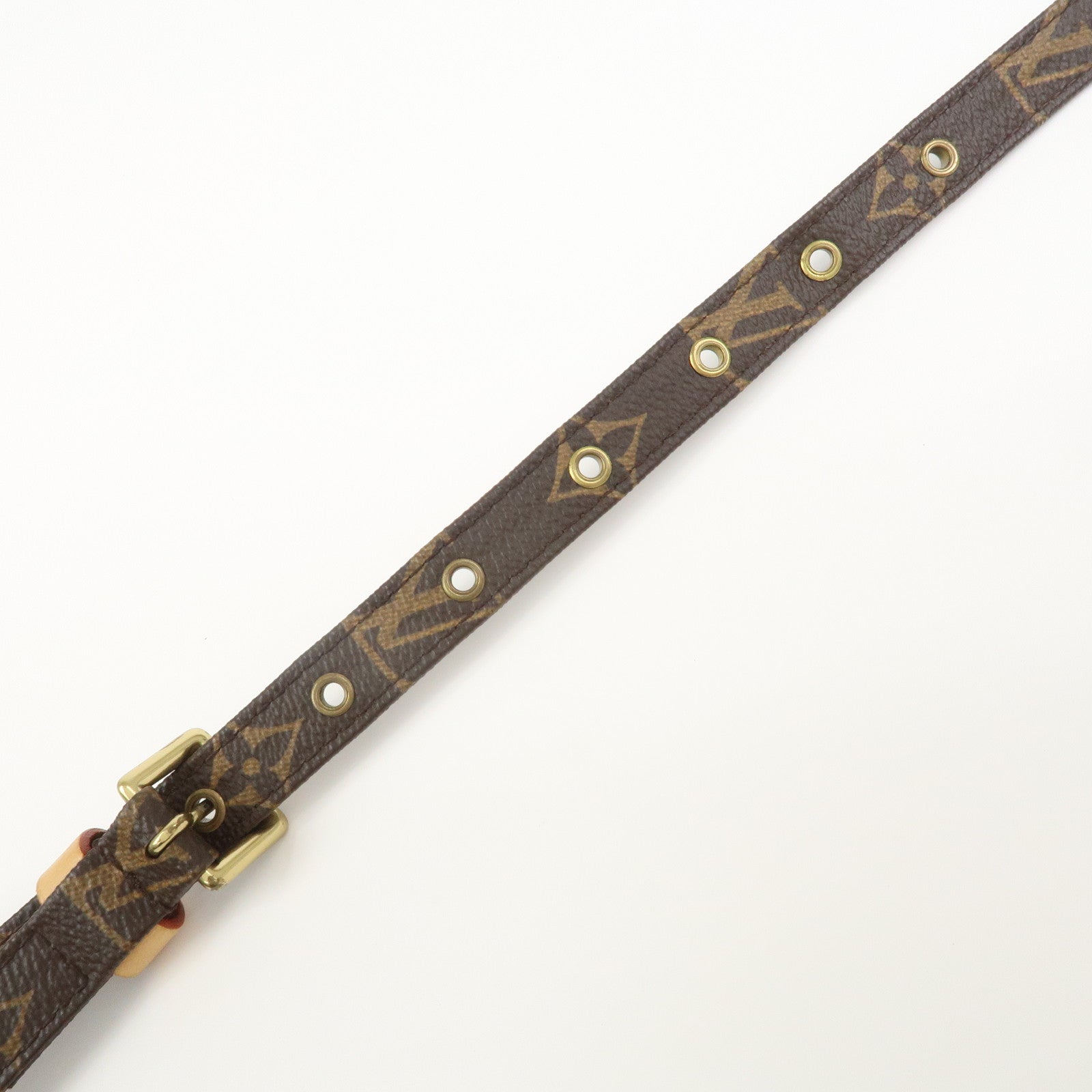 Louis Vuitton Monogram Adjustable Shoulder Strap Brown 120cm J52315