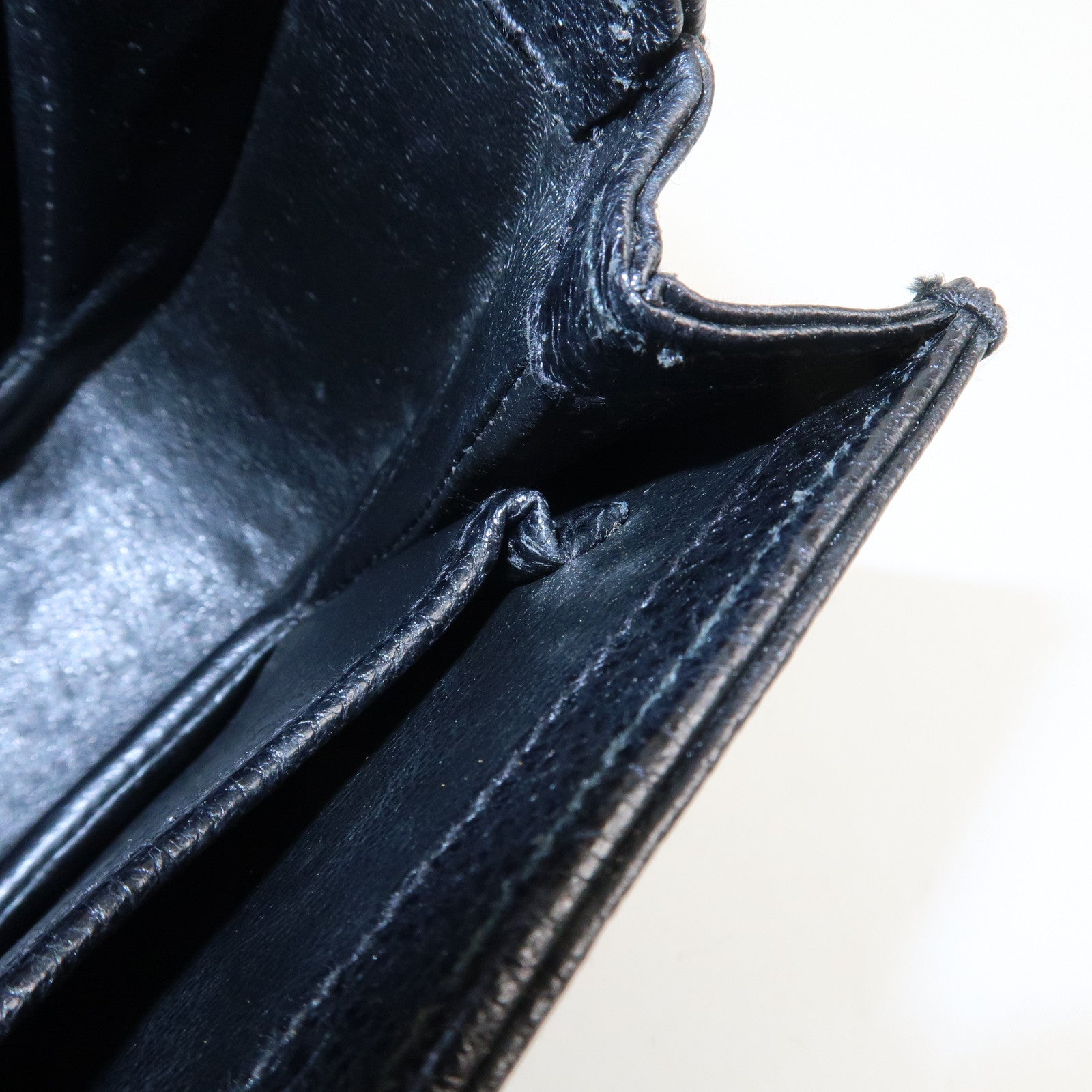 GUCCI Bamboo Leather 2Way Bag Hand Bag Shoulder Bag Black 000・2013