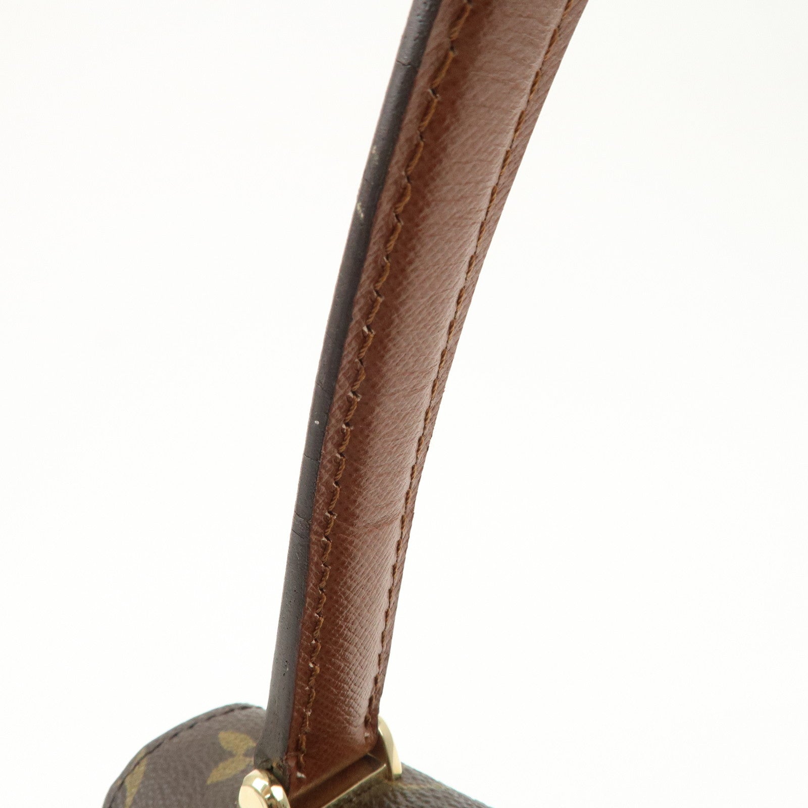 Louis Vuitton Monogram Malesherbes Hand Bag Brown M51379 Used