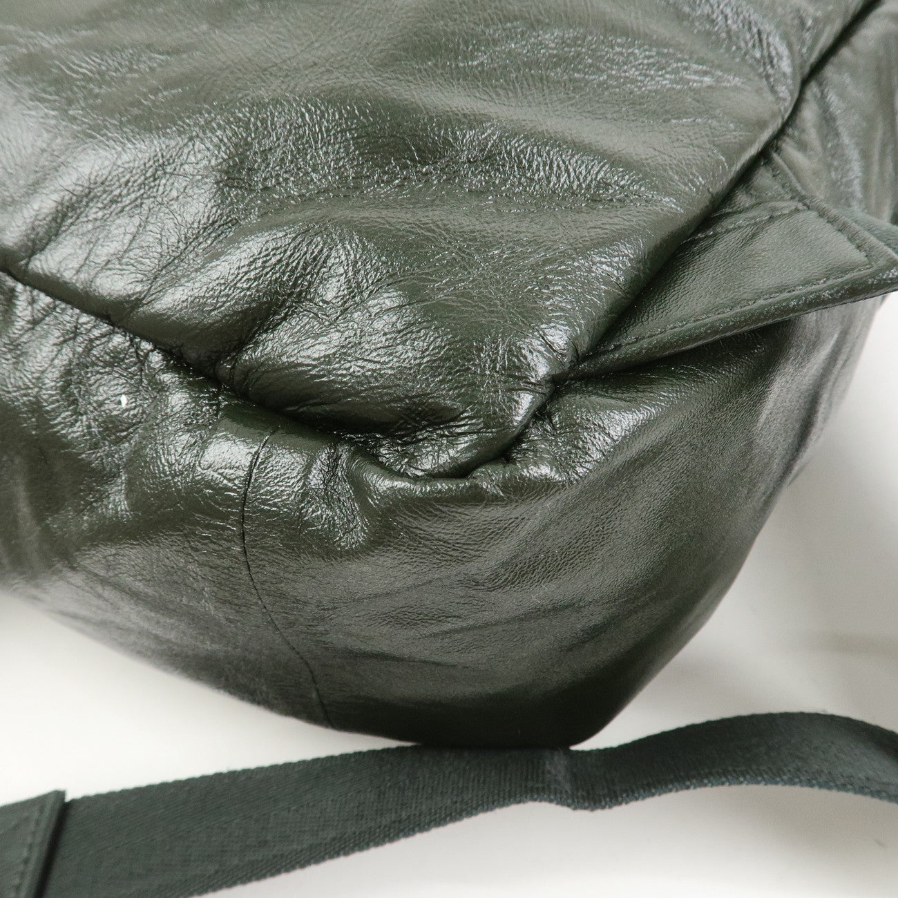 BOTTEGA VENETA Lamb Skin Nylon Medium Archetype Backpack Khaki