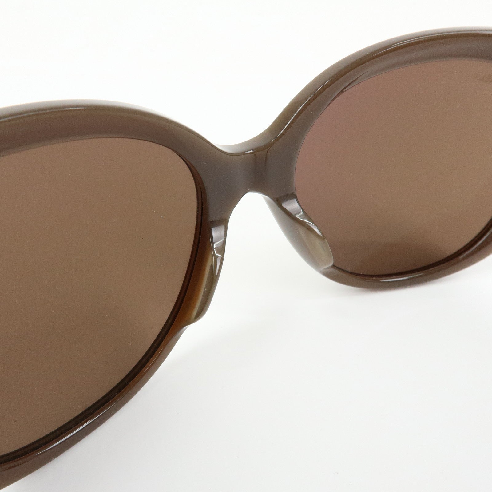 CHANEL COCO Mark Plastic Sunglasses Brown 5312-A 57□18