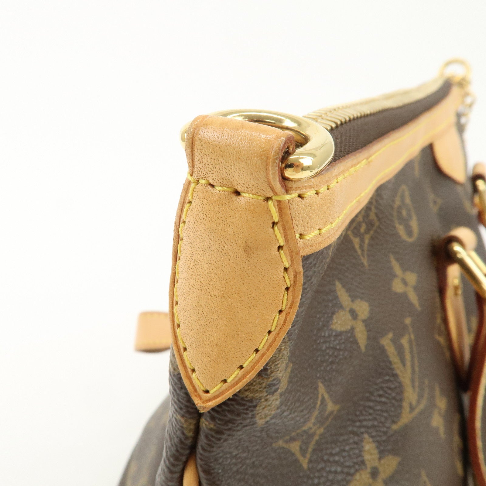 Louis Vuitton Monogram Palermo PM 2Way Hand Bag Brown M40145