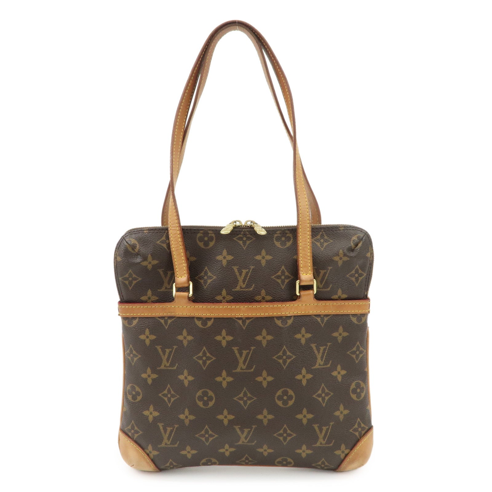 Louis Vuitton Monogram Coussin GM Hand Bag Shoulder Bag Brown M51141 Used