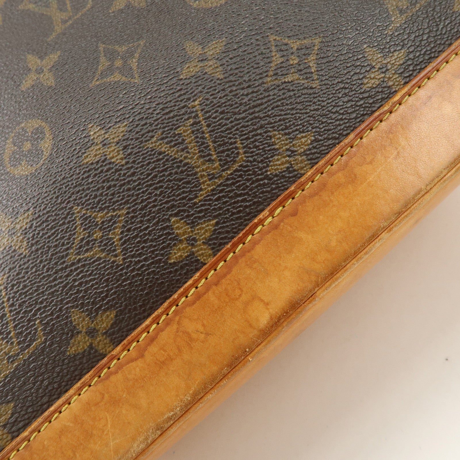 Louis Vuitton Monogram Alma Hand Bag Brown M51130 Used