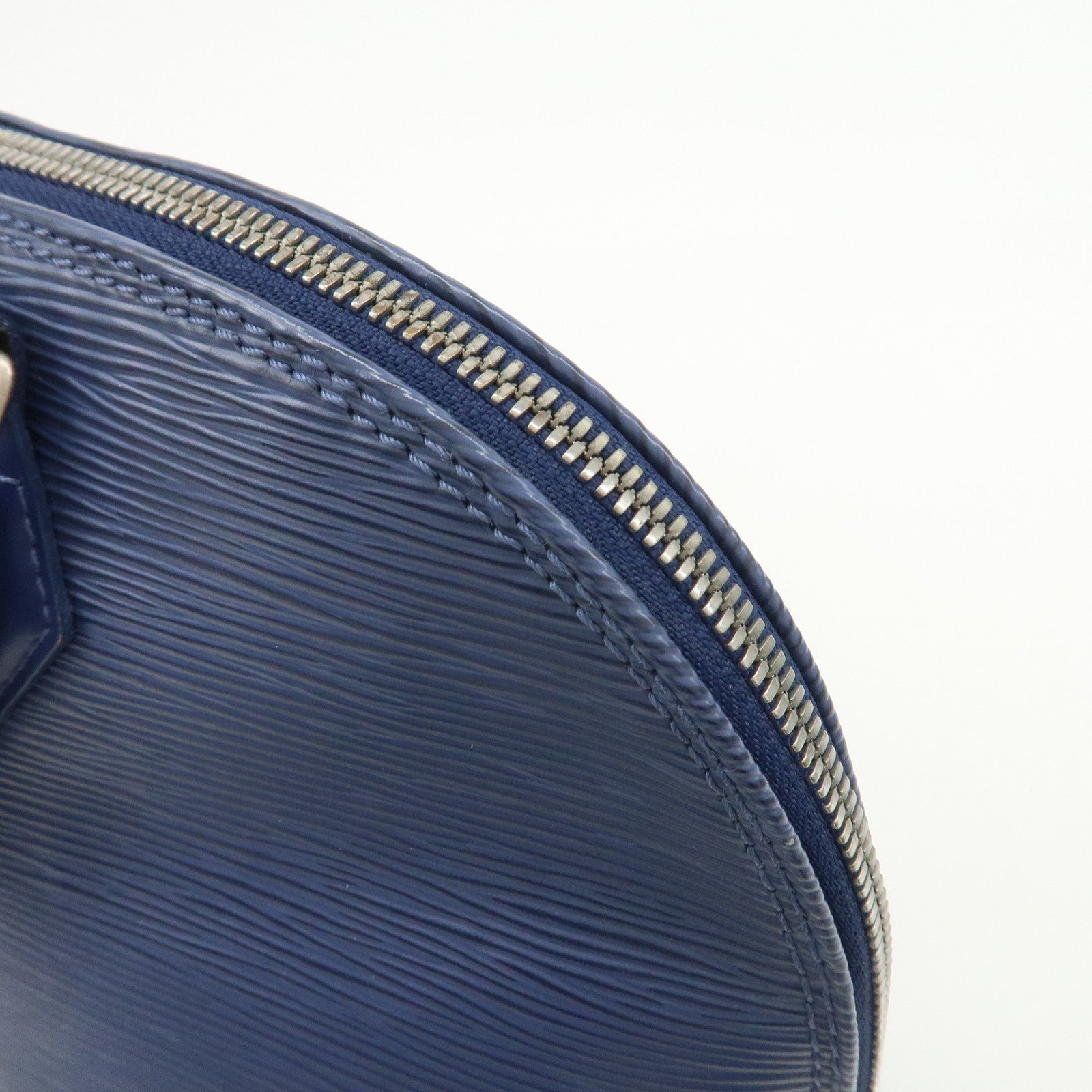 Louis Vuitton Epi Leather Alma PM Hand Bag Myrtille Blue M5214G