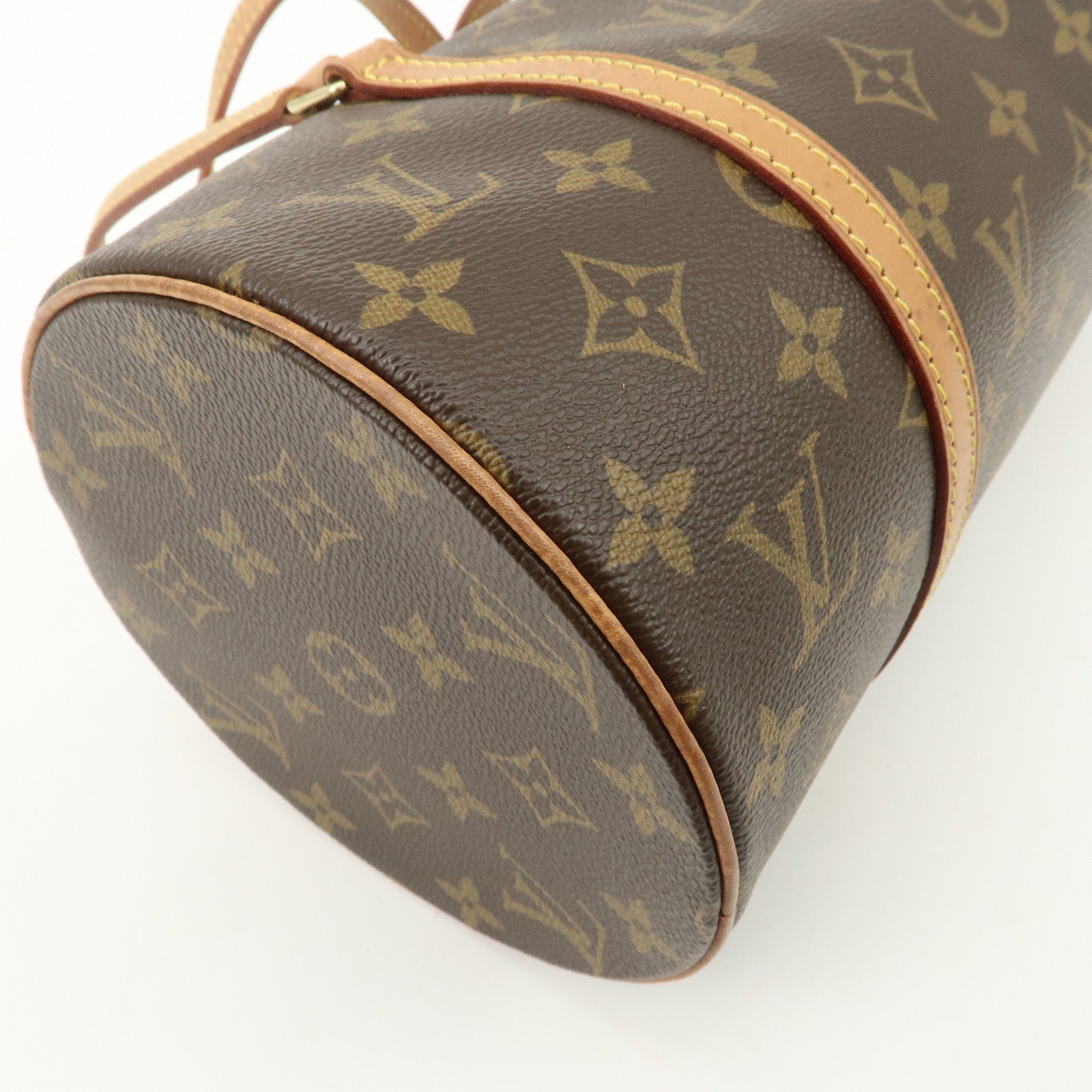 Louis Vuitton Monogram Papillon 30 Hand Bag New Style Brown M51385