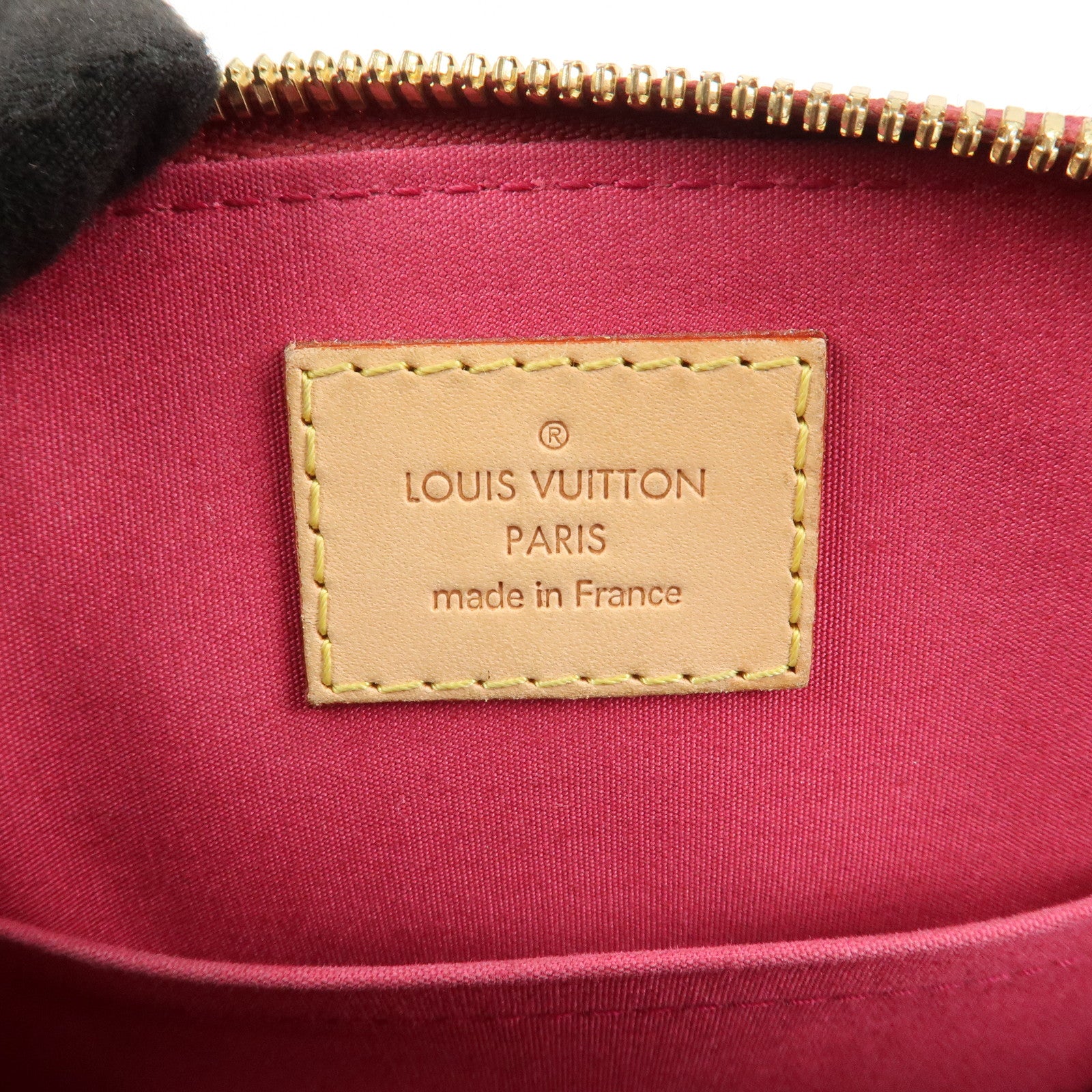 Louis Vuitton Monogram Vernis Alma BB 2Way Bag Rose Indien M91771