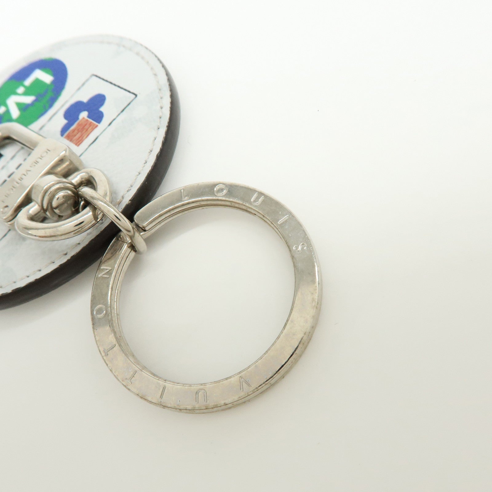 Louis Vuitton Monogram Porte Cles Round Bag Charm Key Holder M68301
