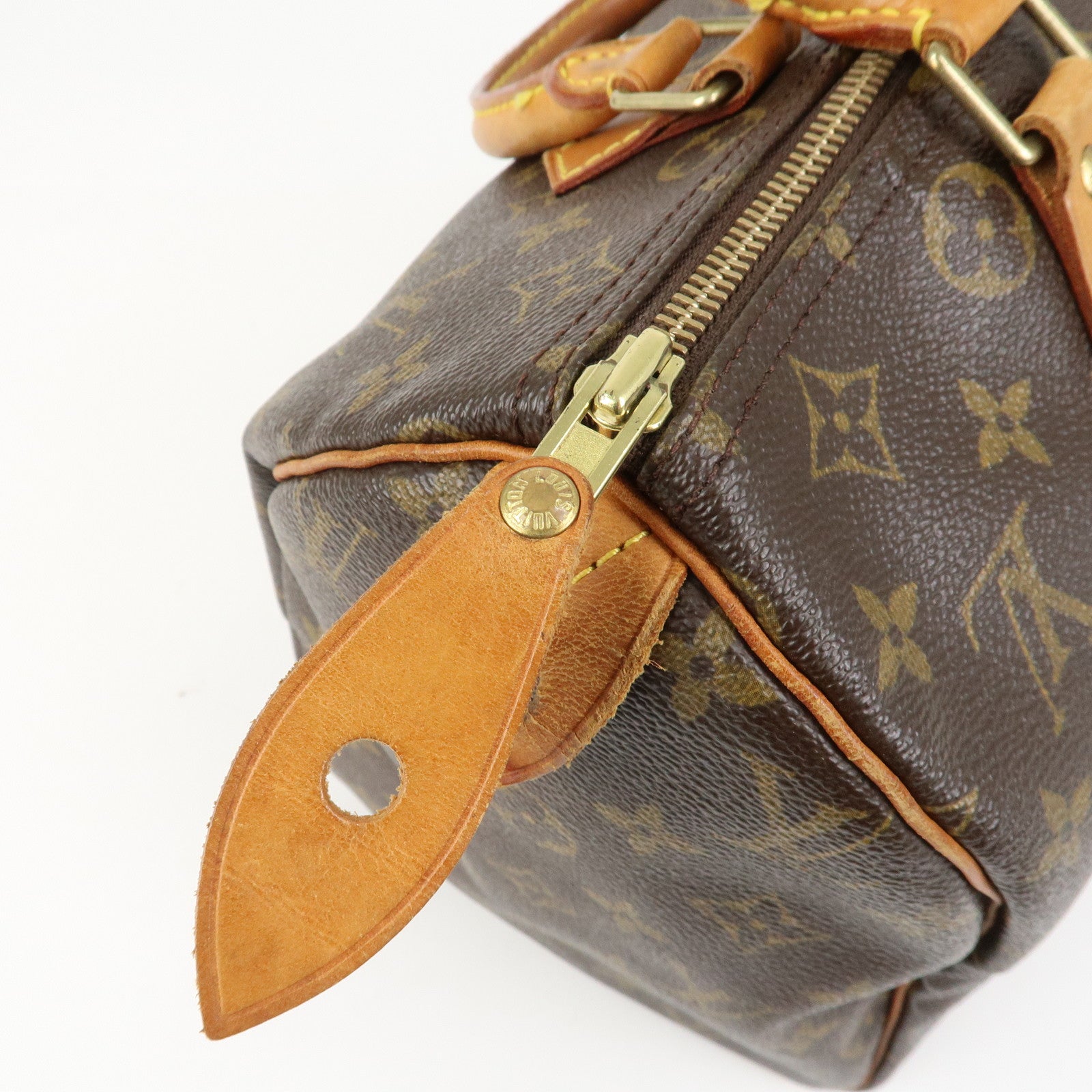 Louis Vuitton Monogram Speedy 30 Boston Bag Hand Bag Brown M41526