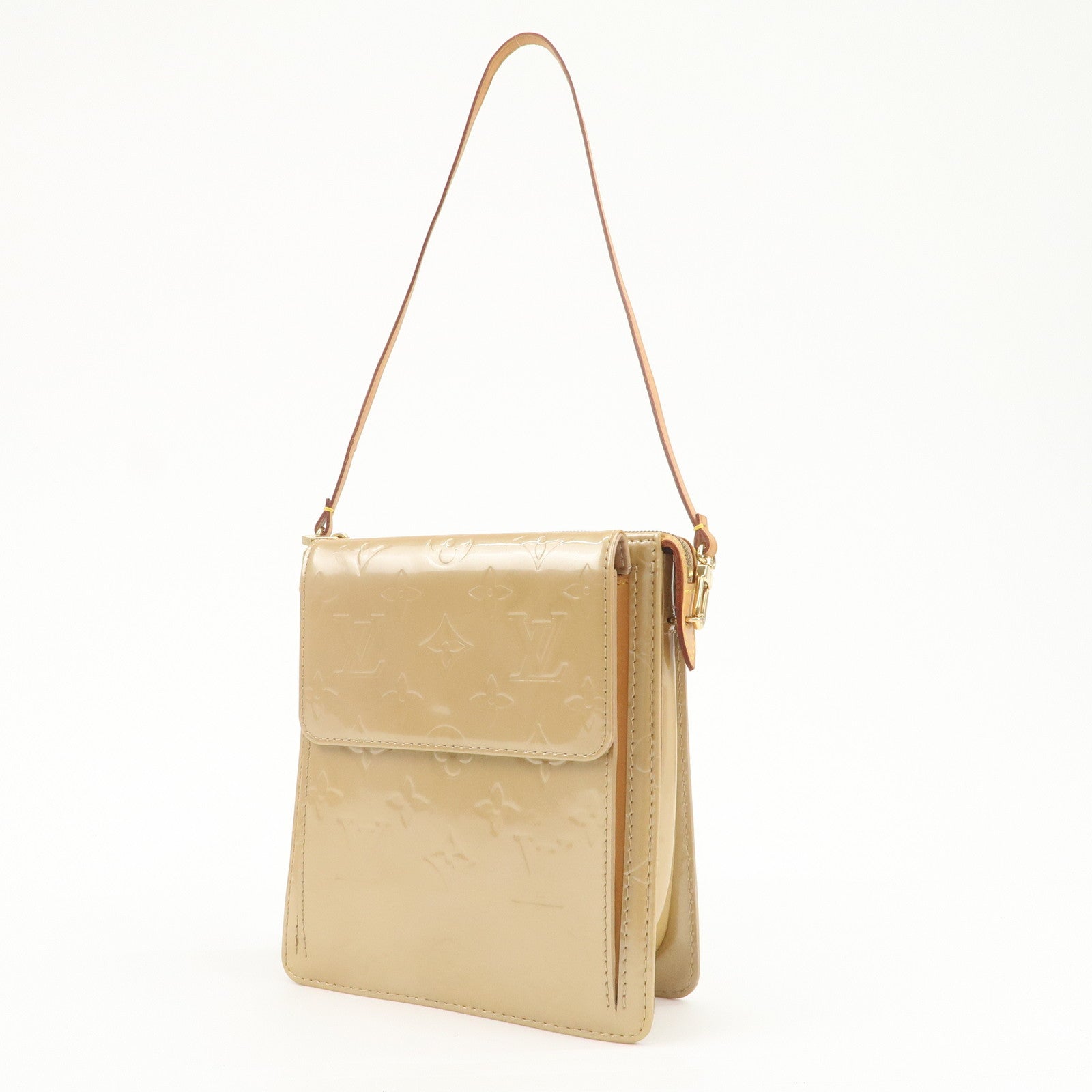 Louis Vuitton Monogram Vernis Leather Nume Leather Shoulder Bag