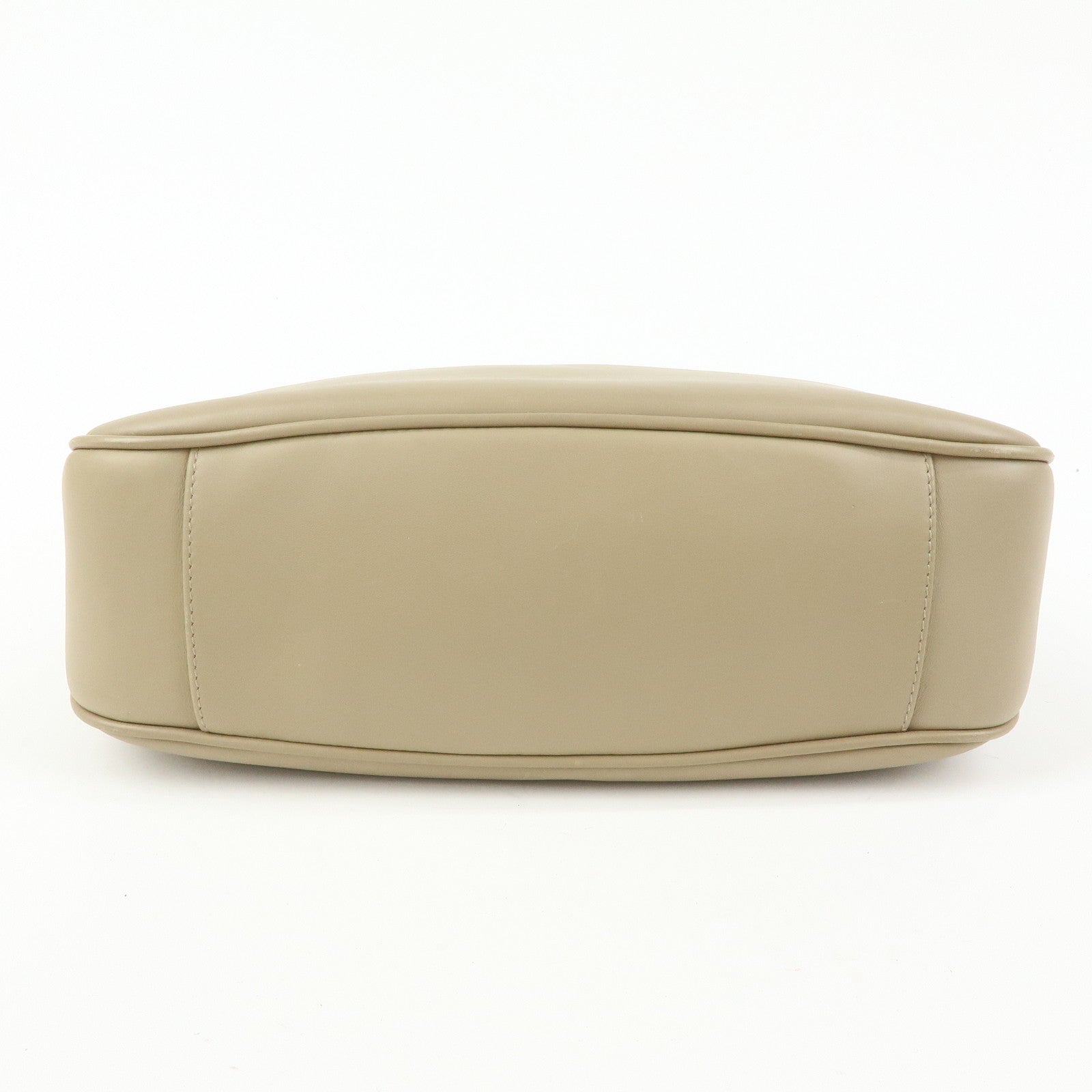 GUCCI Bamboo Leather 2Way Hand Bag Shoulder Bag Beige 001・1638・2684