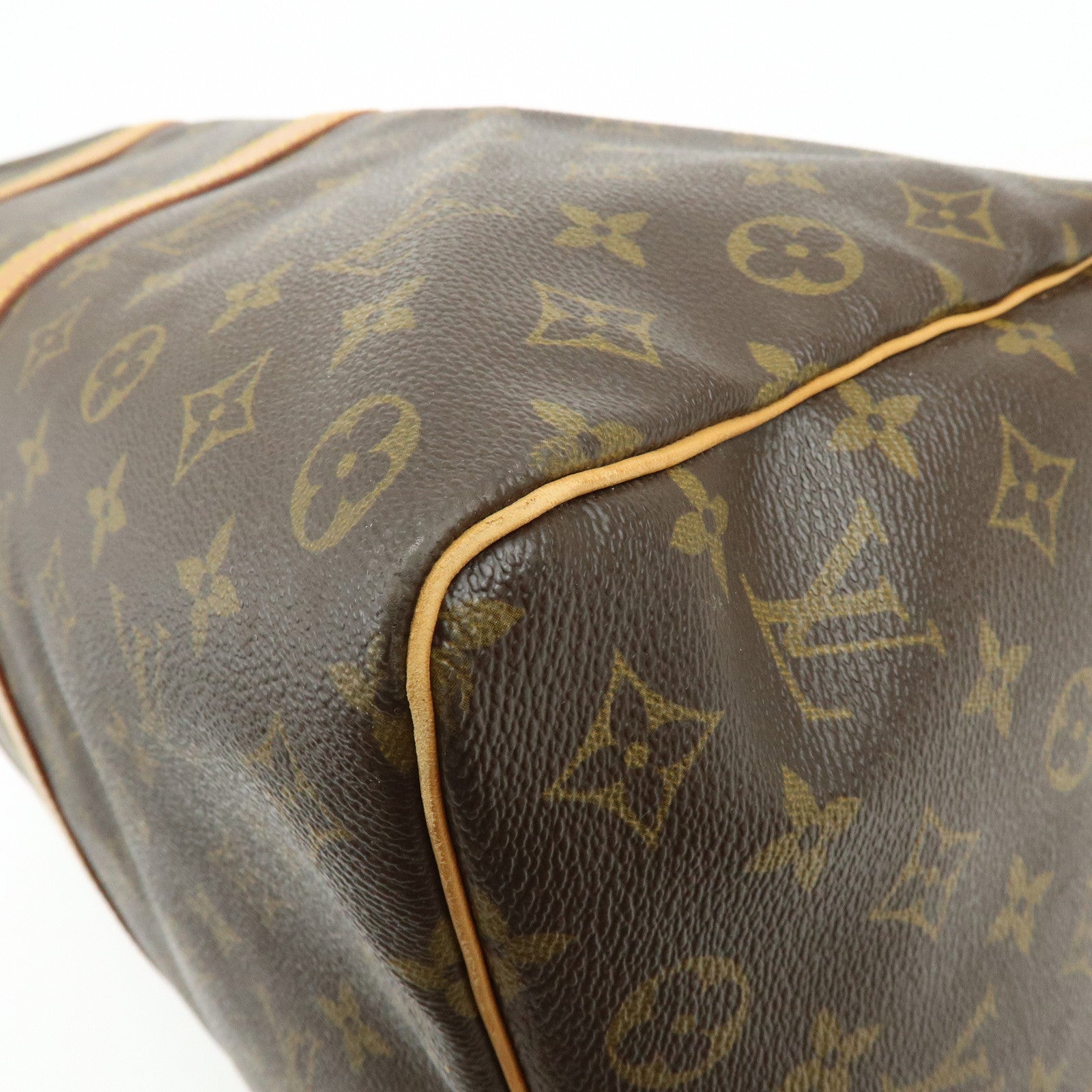 Louis Vuitton Monogram Keep All 50 Boston Bag Brown M41426