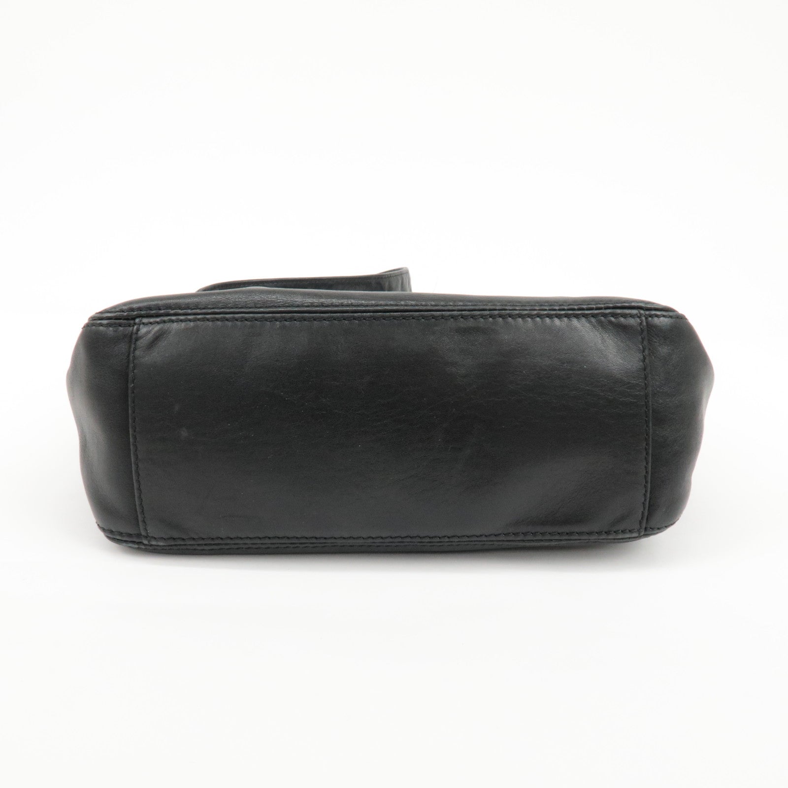 CHANEL COCO Mark Lamb Skin Shoulder Bag Crossbody Bag Used