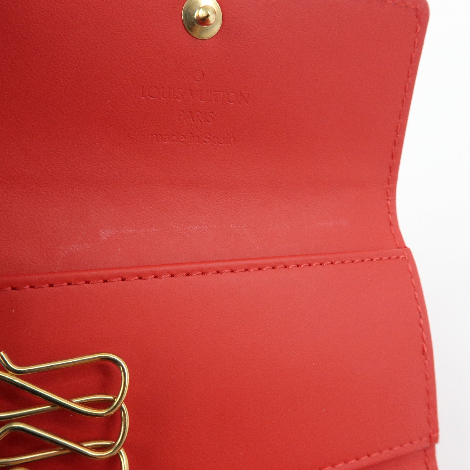 Louis Vuitton Monogram Vernis Multicles 4 Key Holder Rouge M91211