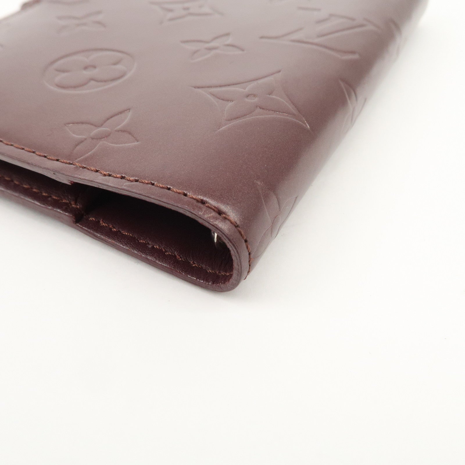 Louis Vuitton Monogram Matt Leather Agenda PM Planner Cover R20936 Used