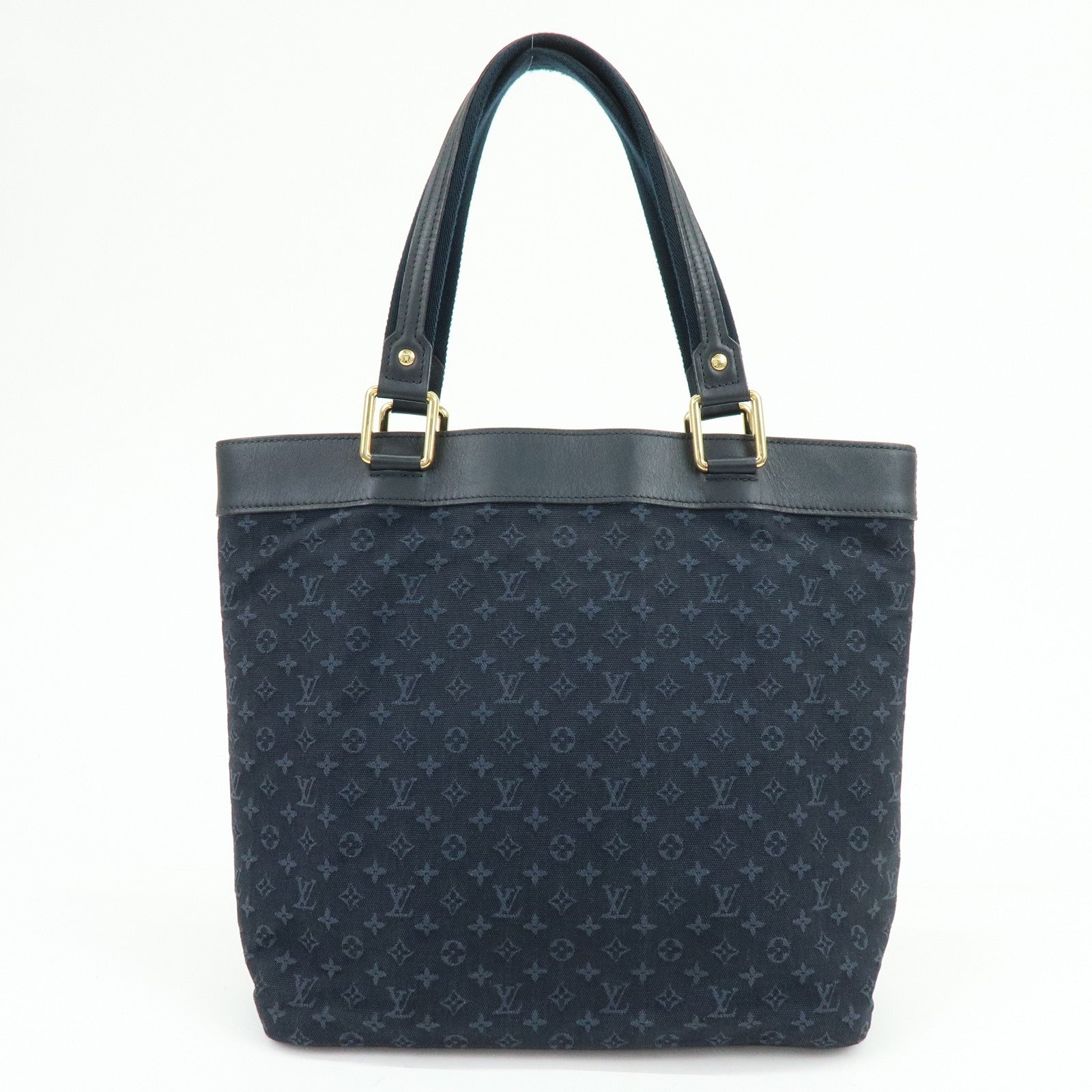 Louis Vuitton Monogram Mini Canvas Lucille GM Tote Bag Blue M92679