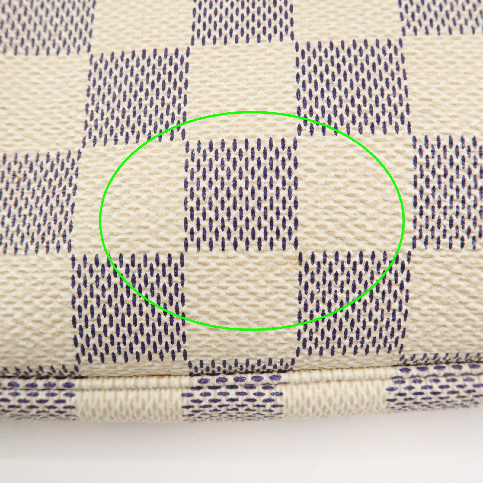 Louis Vuitton Damier Azur Pochette Accessoires Hand Bag N41207