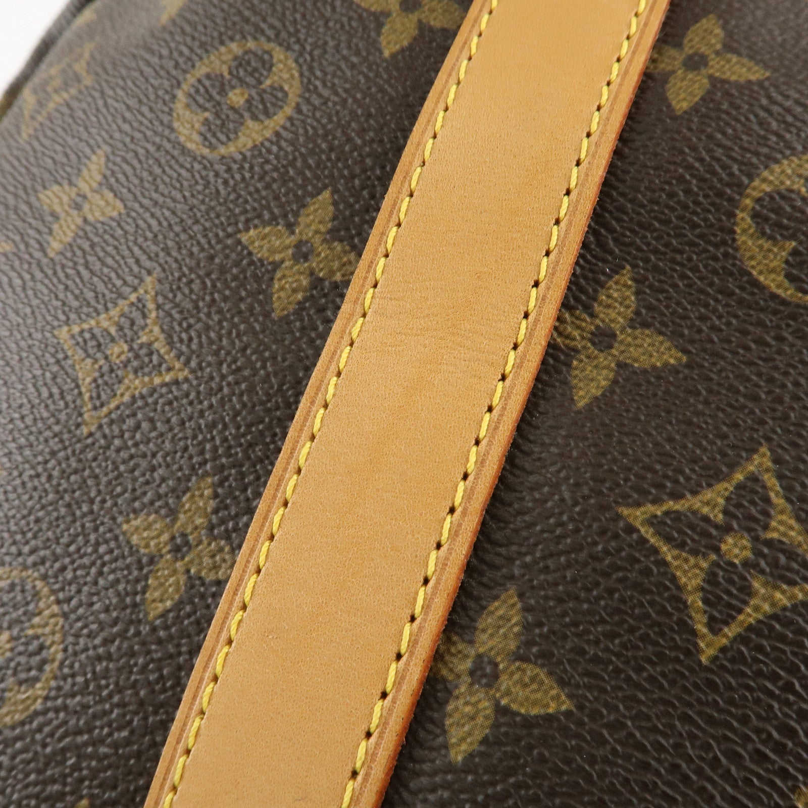 Louis Vuitton Monogram Keep All Bandouliere 60 Bag Brown M41412 Used