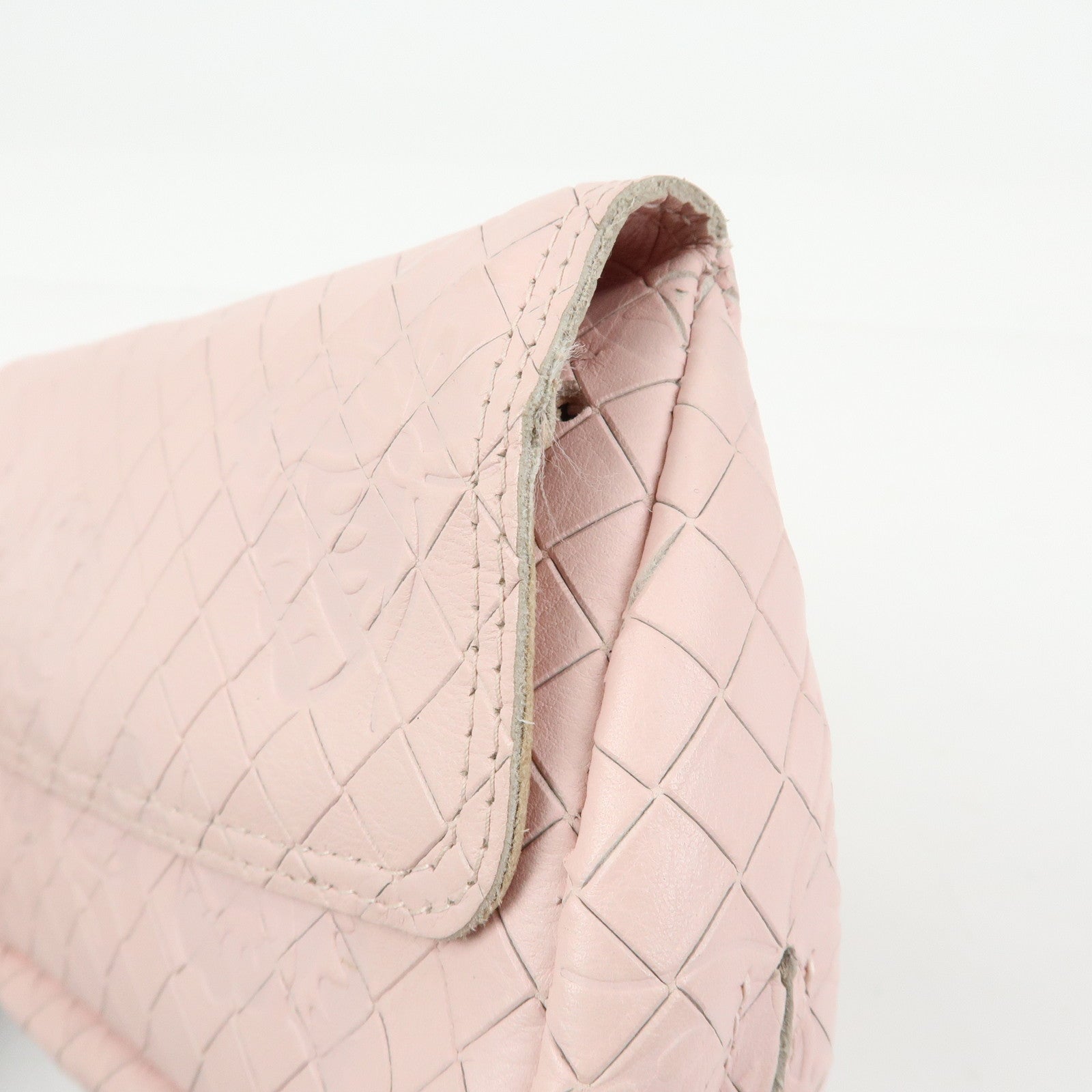 BOTTEGA VENETA Intreccio Mirage Chain Shoulder Bag Light Pink
