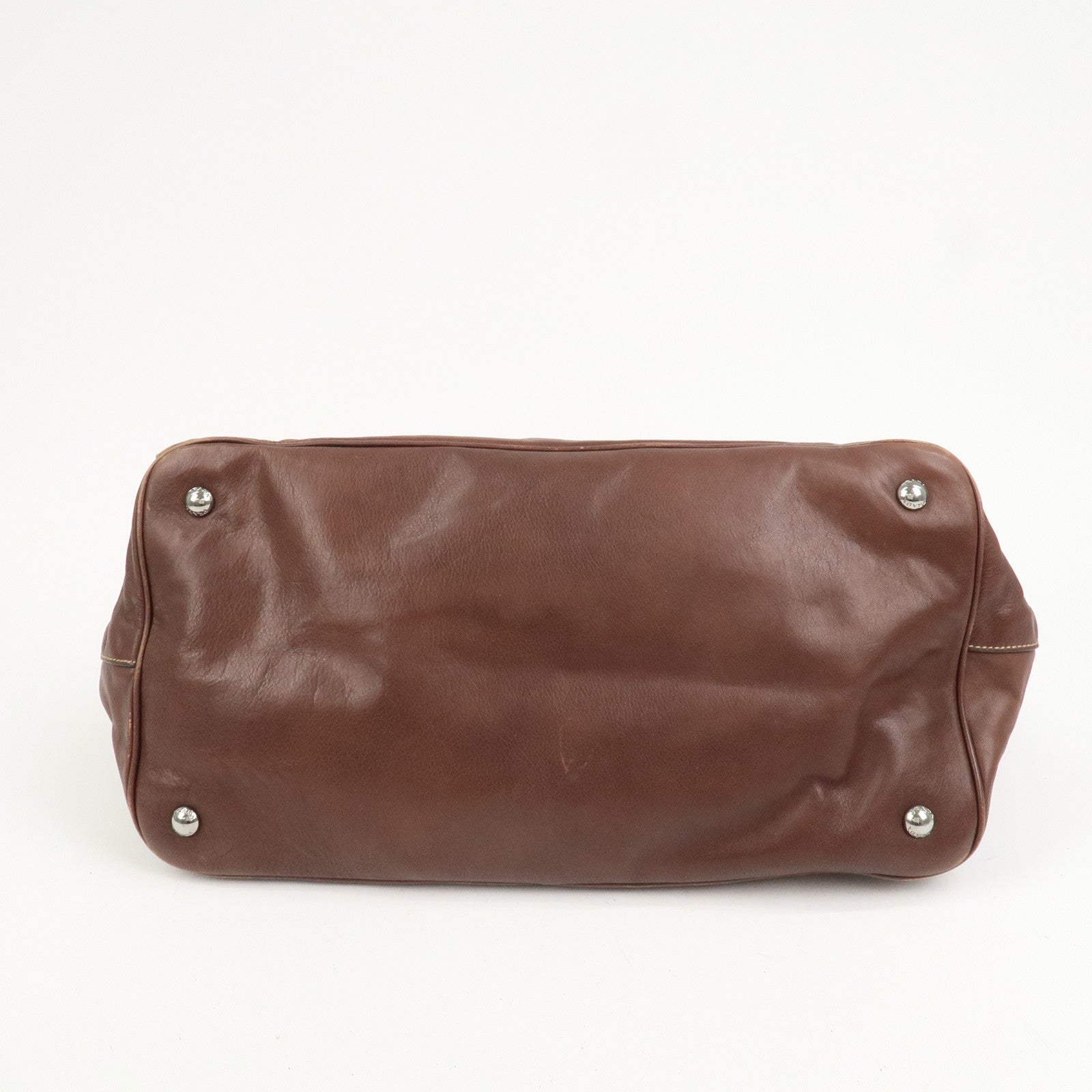 PRADA Triangle Logo 2Way Bag Tote Bag Shoulder Bag BN1889